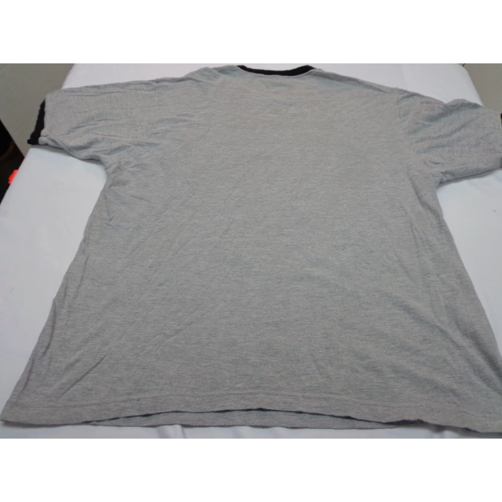 Vintage US Army T Shirt Gray Ringer Style Tee XL Unisex Adults Short Sleeve Cotton Blend Army Shirt Size US XL / EU 56 / 4 - 7 Thumbnail