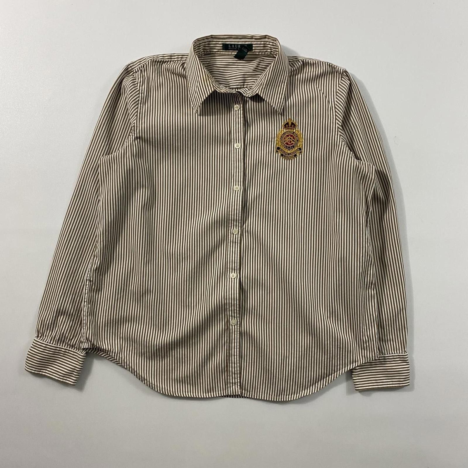 Lauren Ralph Lauren Vintage Lauren Ralph Lauren Womens Button Up Shirt Size L / US 10 / IT 46 - 1 Thumbnail