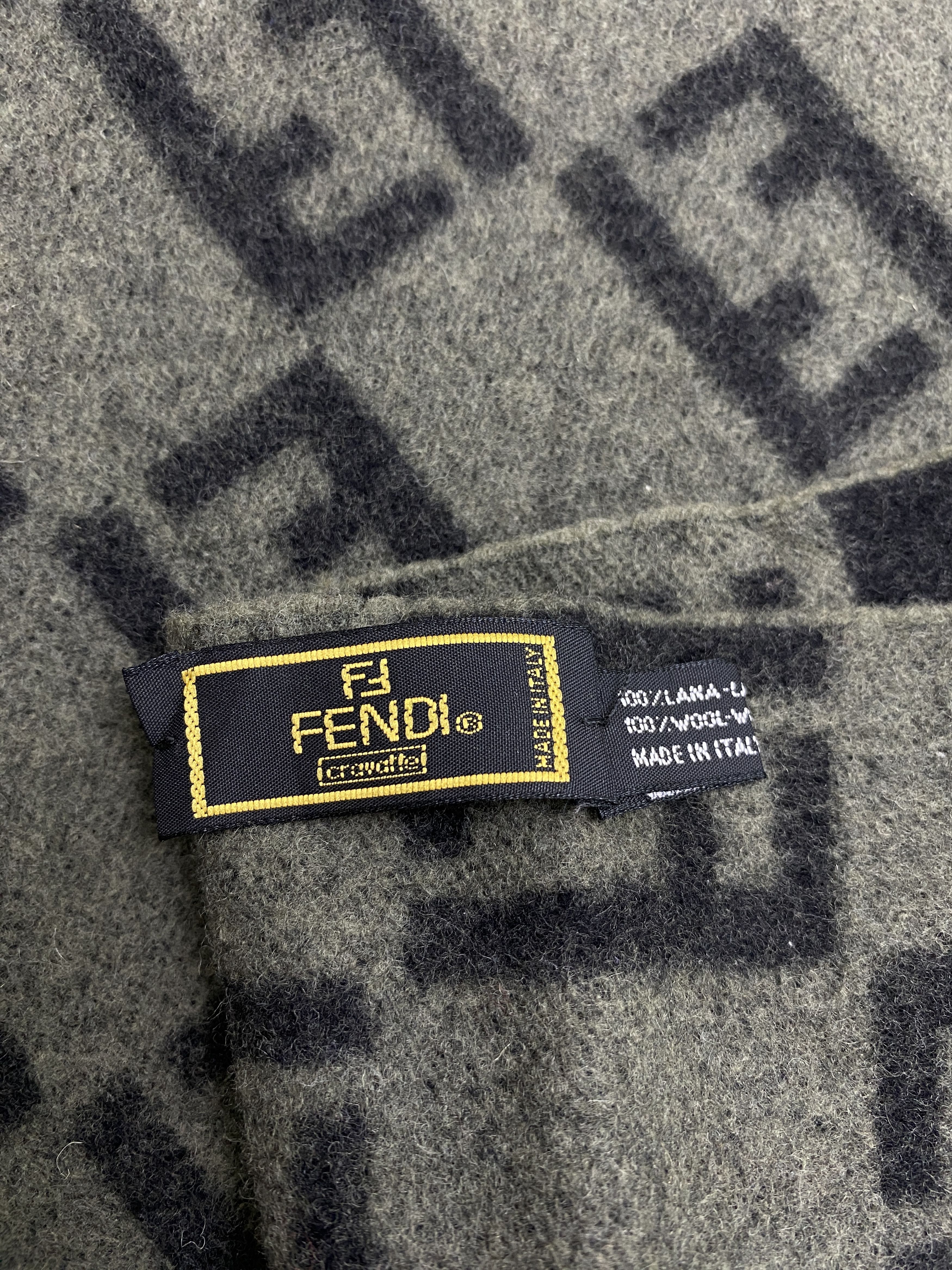 Fendi Vintage Fendi Monogram Scarf/Muffler -SC0103 Size ONE SIZE - 4 Thumbnail