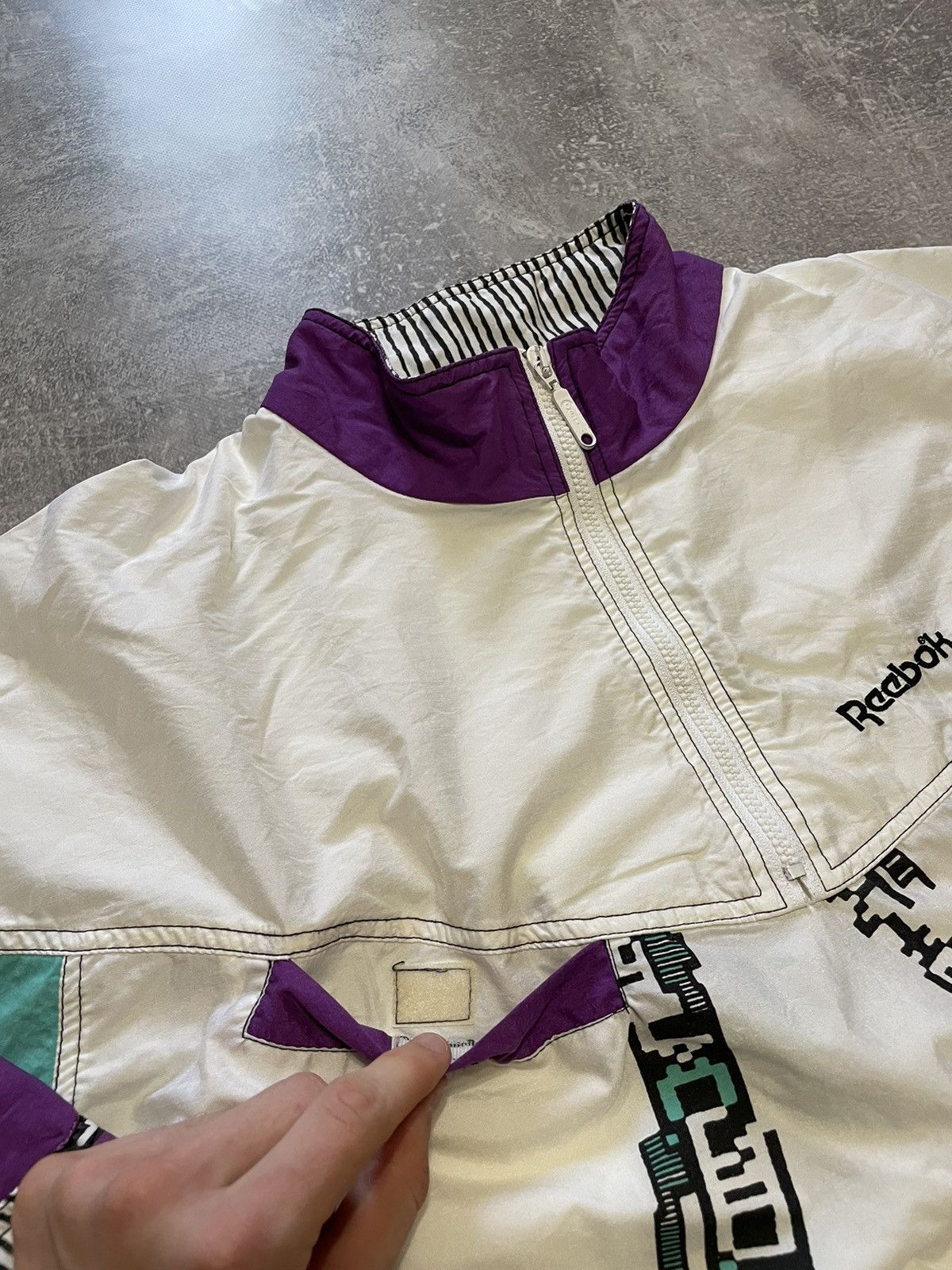 Reebok × Vintage Rare Reebok Light Jacket Retro 90s Size US M / EU 48-50 / 2 - 5 Thumbnail