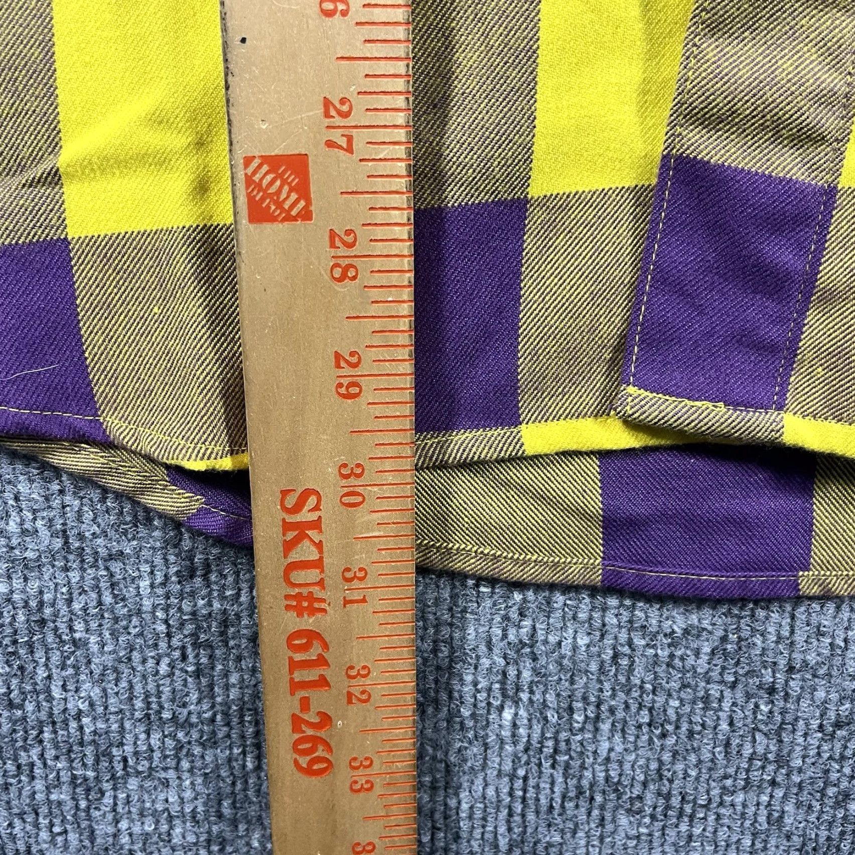 Vintage Dixxon Flannel Button-Up Mens Medium Purple Yellow Kobe Bryant Lakers The Mamba NBA Los Angeles Lakers Size US M / EU 48-50 / 2 - 6 Thumbnail