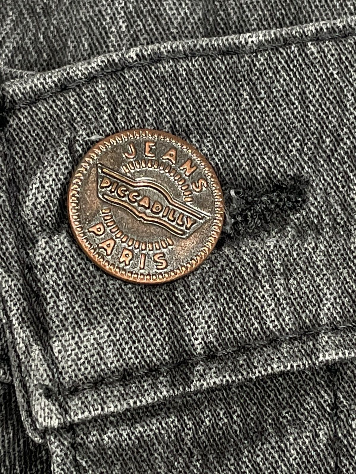 Denime × Vintage Piccadilly Paris Jeans Skinny Elastic Denim Made In France Size US 33 - 6 Thumbnail