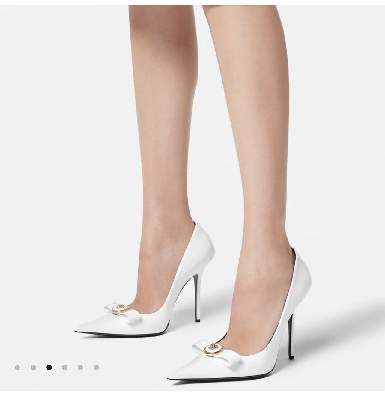 Versace VERSACE - GIANNI RIBBON PUMPS 110 MM Size US 11 / IT 41 - 6 Thumbnail