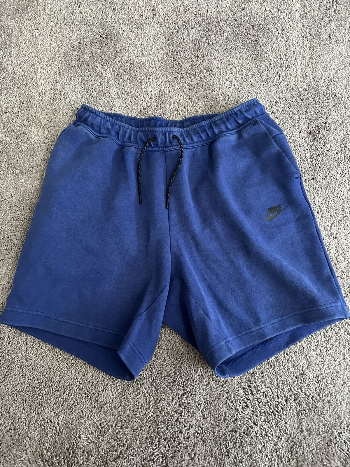 Nike Mens Nike Sportswear Tech Fleece Shorts Blue Sz L Size US 34 / EU 50 - 1 Thumbnail