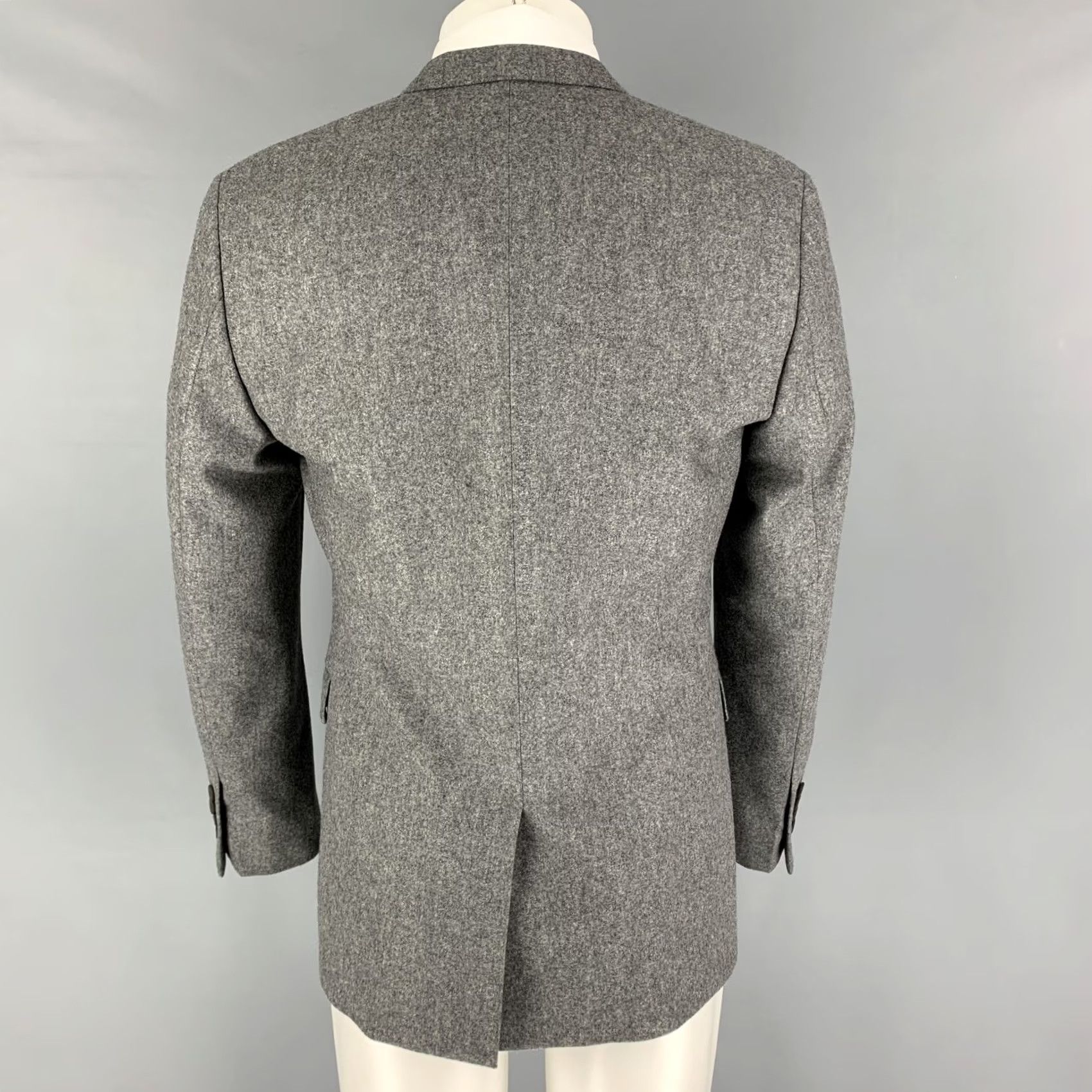 Vintage MATTISON Sport Coat 40 Grey Wool Notch Lapel Size 40 Size US XXS / EU 40 - 3 Thumbnail