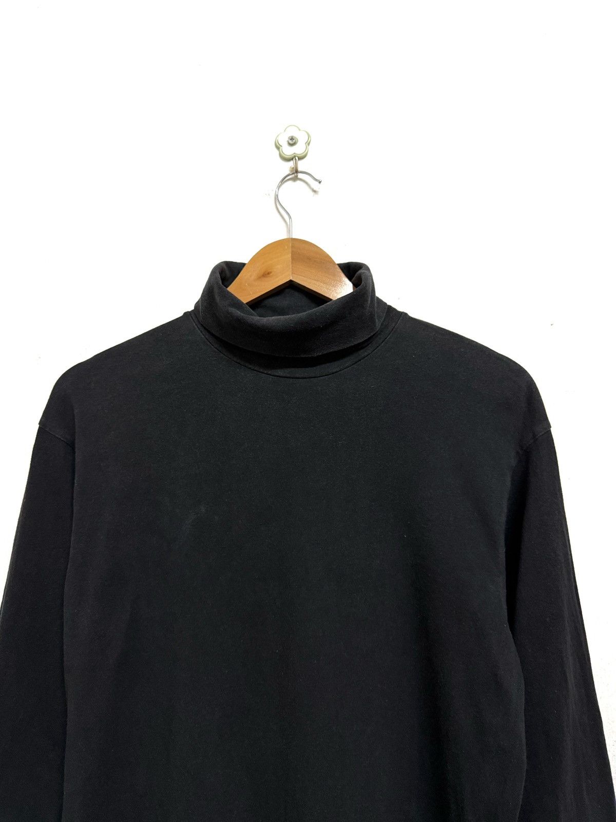 Vintage × Yohji Yamamoto Vtg Yohji Yamamoto Pour Homme Signature Turtleneck Size US M / EU 48-50 / 2 - 2 Thumbnail
