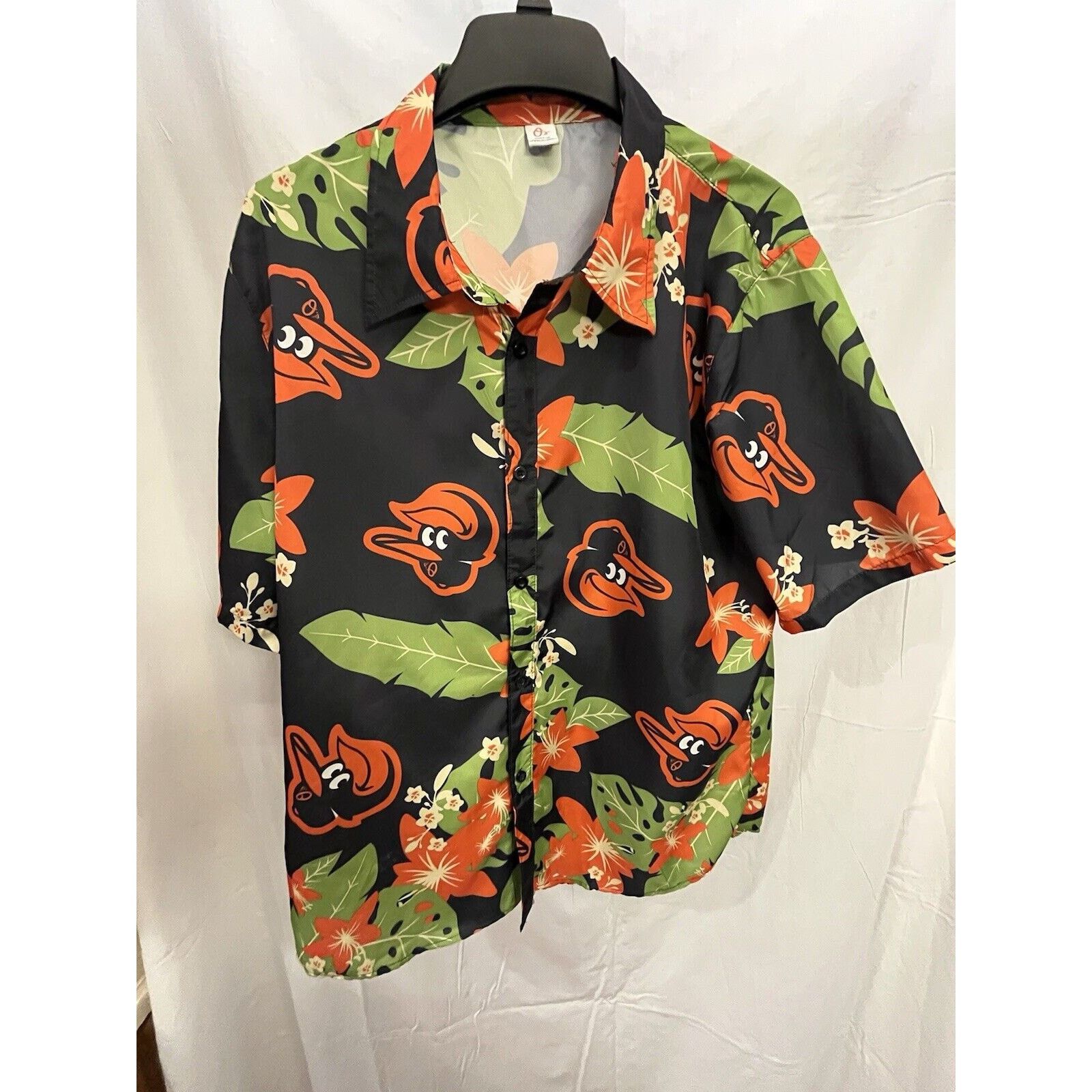 Majestic BALTIMORE ORIOLES Men's MLB Majestic OrangeSz XL Hawaiian Size US XL / EU 56 / 4 - 1 Thumbnail