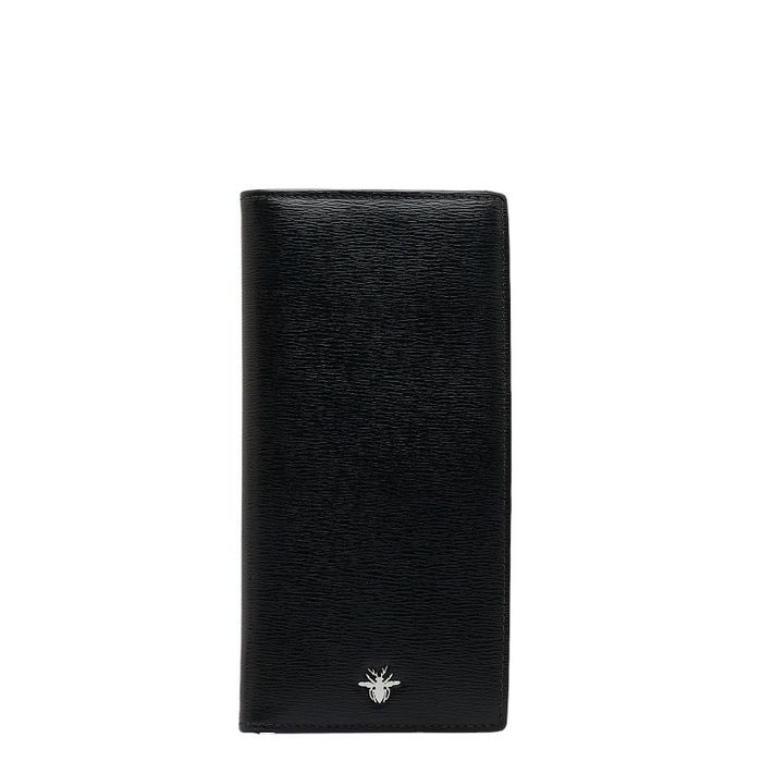 Dior Leather Bifold Wallet Grailed