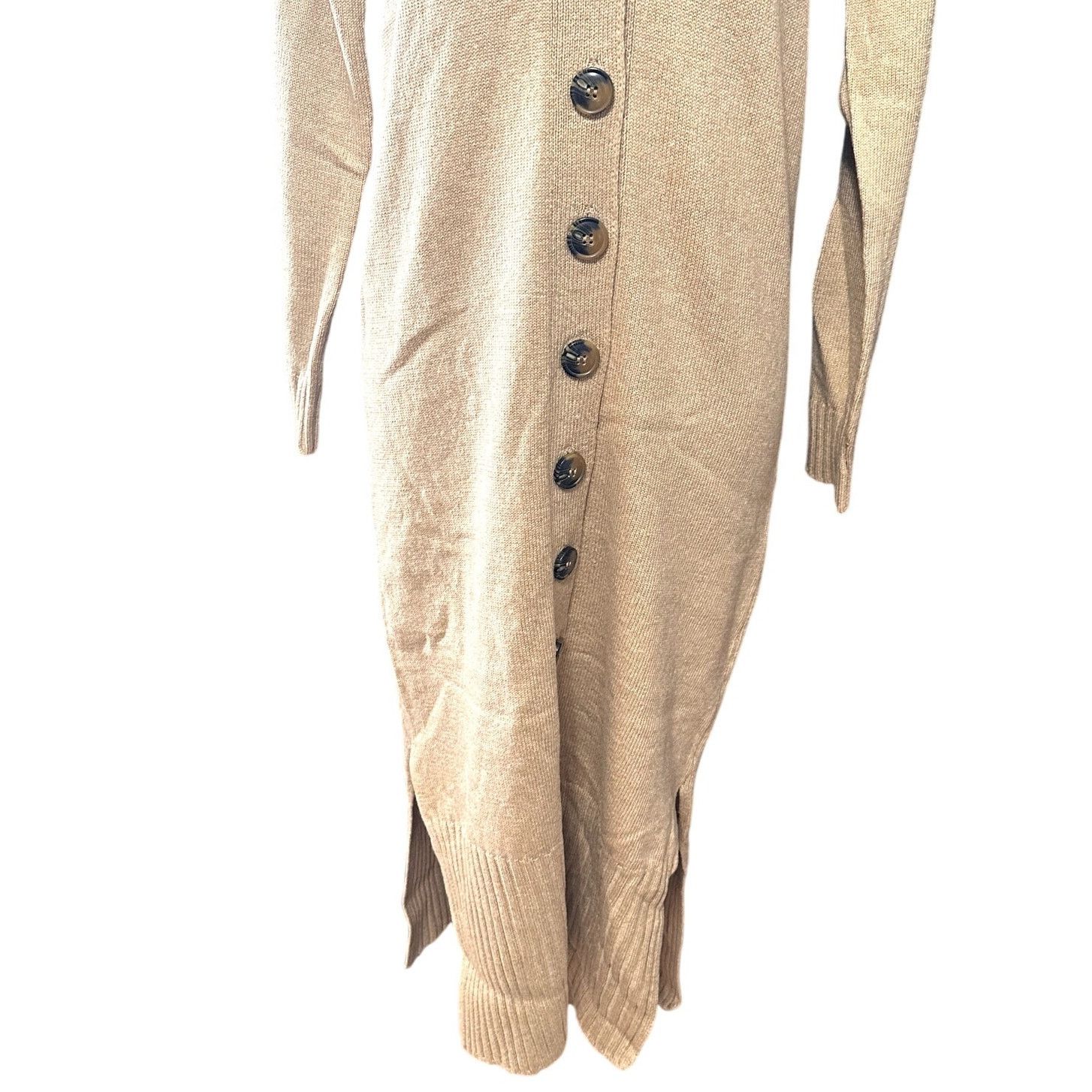 Vince Camuto Vince Camuto Cardigan Sweater Button Front DesignTan XXS NWT Size XXS / US 00 / IT 34 - 4 Thumbnail