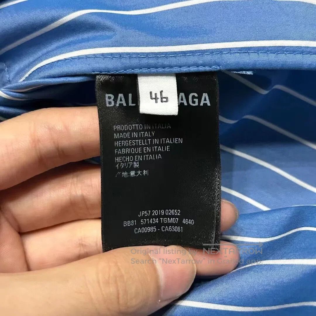 Balenciaga balenciaga striped logo windbreaker jacket. Size US M / EU 48-50 / 2 - 3 Thumbnail