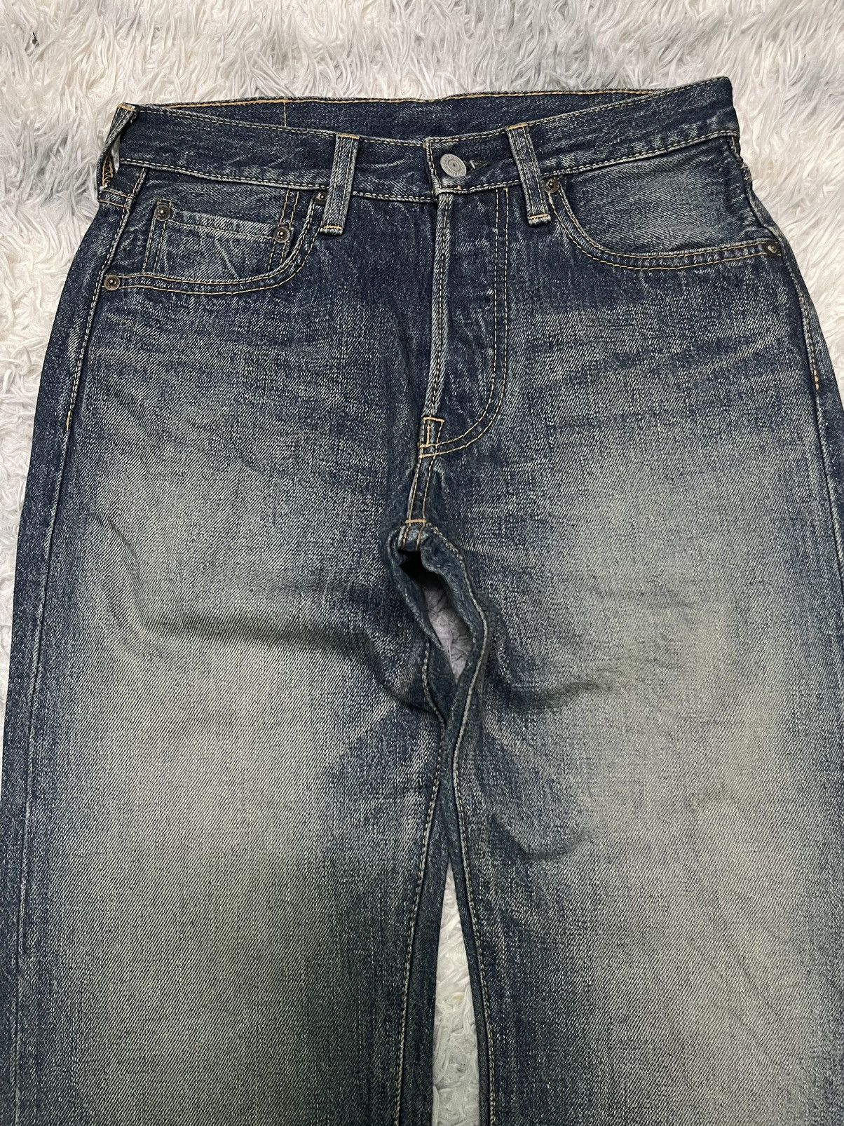 Japanese Brand × Studio D'Artisan × Vintage 🔥N.O.S🔥90s STUDIO D ARTISAN DENIM SELVEDGE Size US 28 / EU 44 - 10 Thumbnail