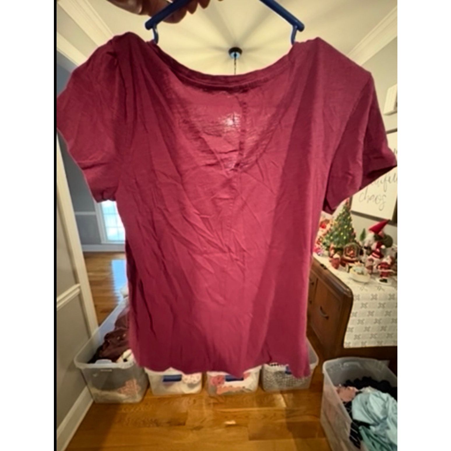 Loft LOFT Vintage Soft Tee Women’s XS (0–2) Red Short Sleeve Size XS / US 0-2 / IT 36-38 - 4 Thumbnail