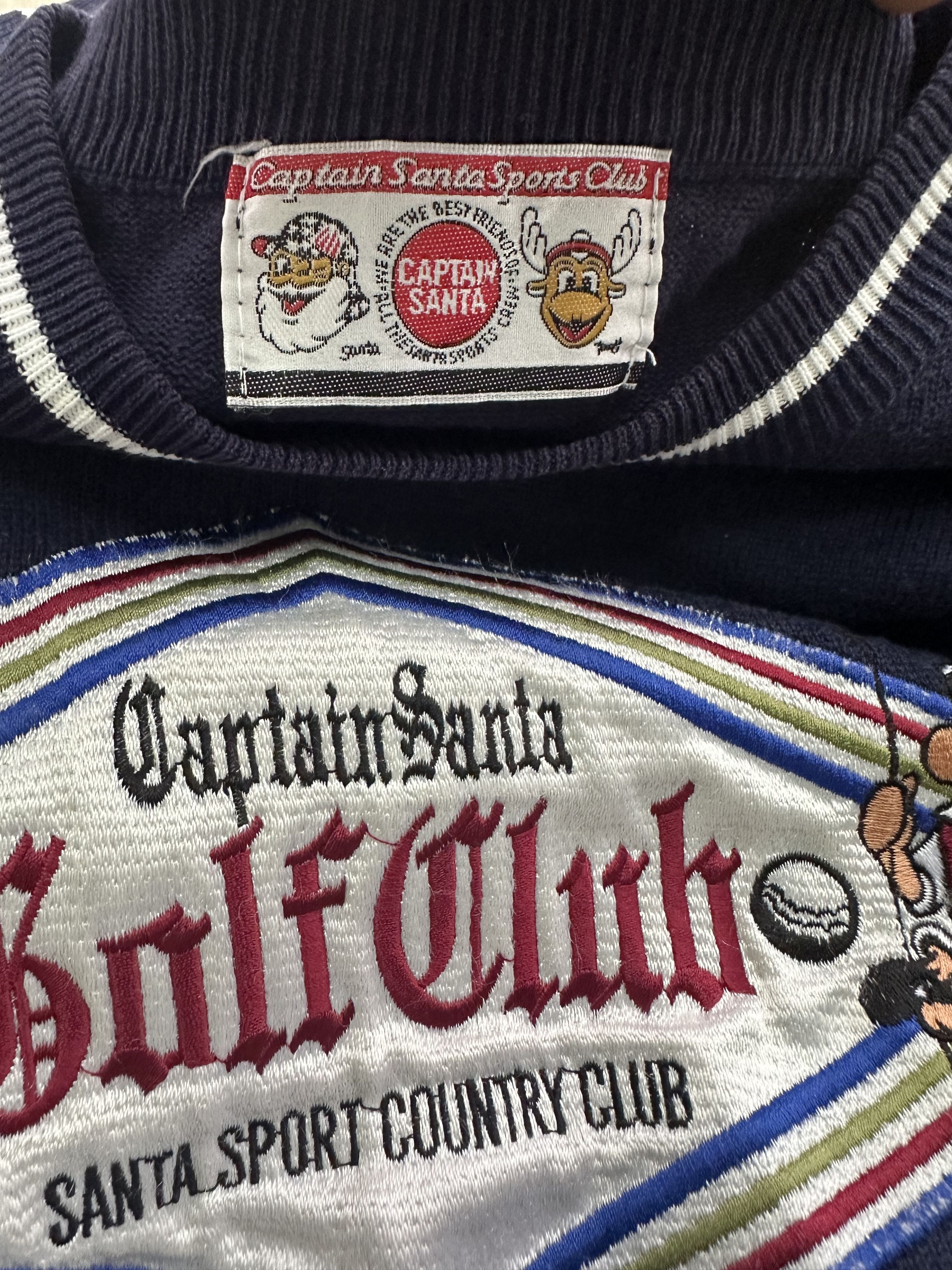 Japanese Brand 90s Captain Santa Sport Country Club Crewneck Sweatshirt Size US M / EU 48-50 / 2 - 5 Thumbnail