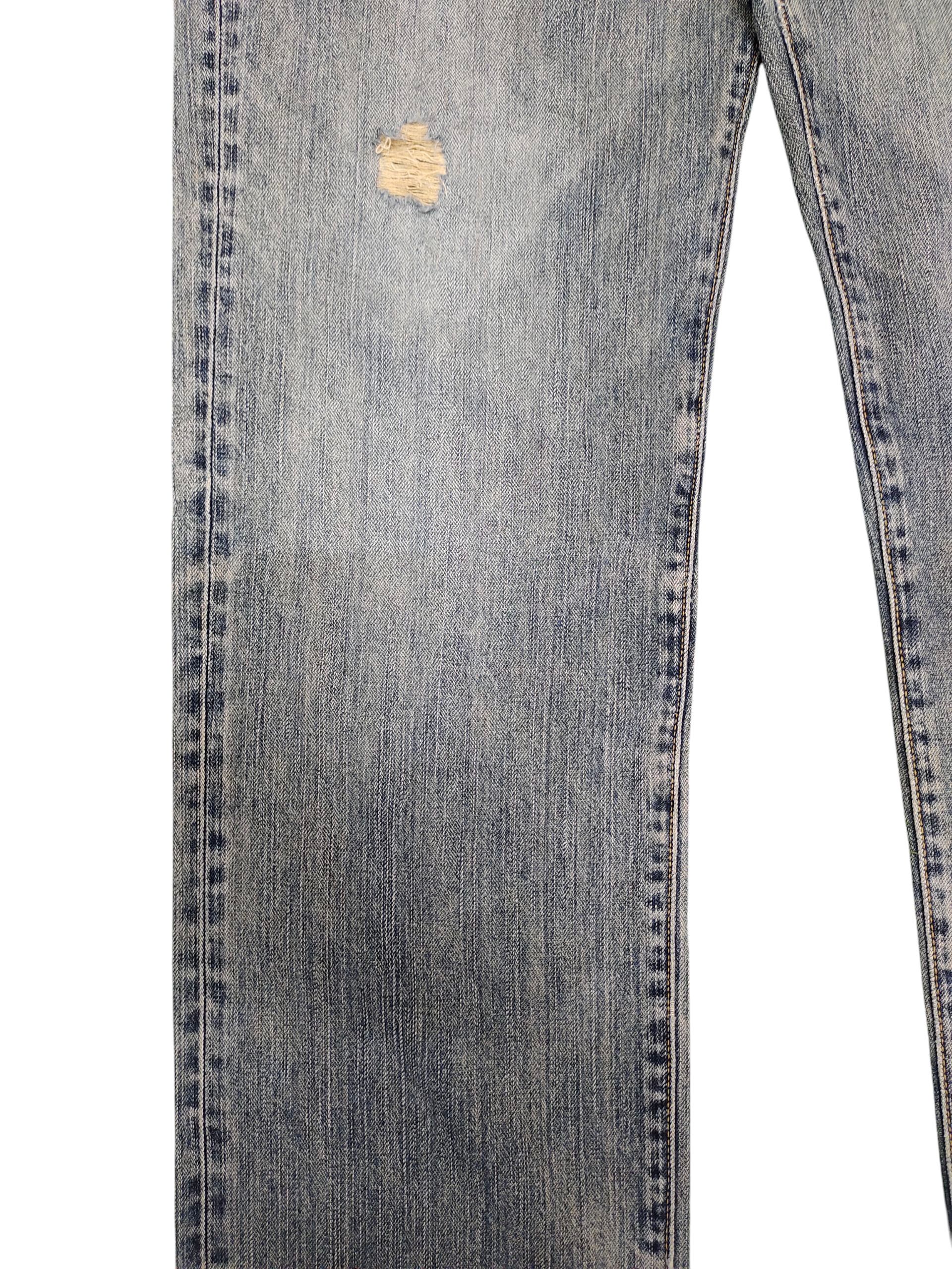 Undercover Vintage 90s Wrangler Regular Distress Sand Wash Denim Jeans Size US 33 - 4 Thumbnail