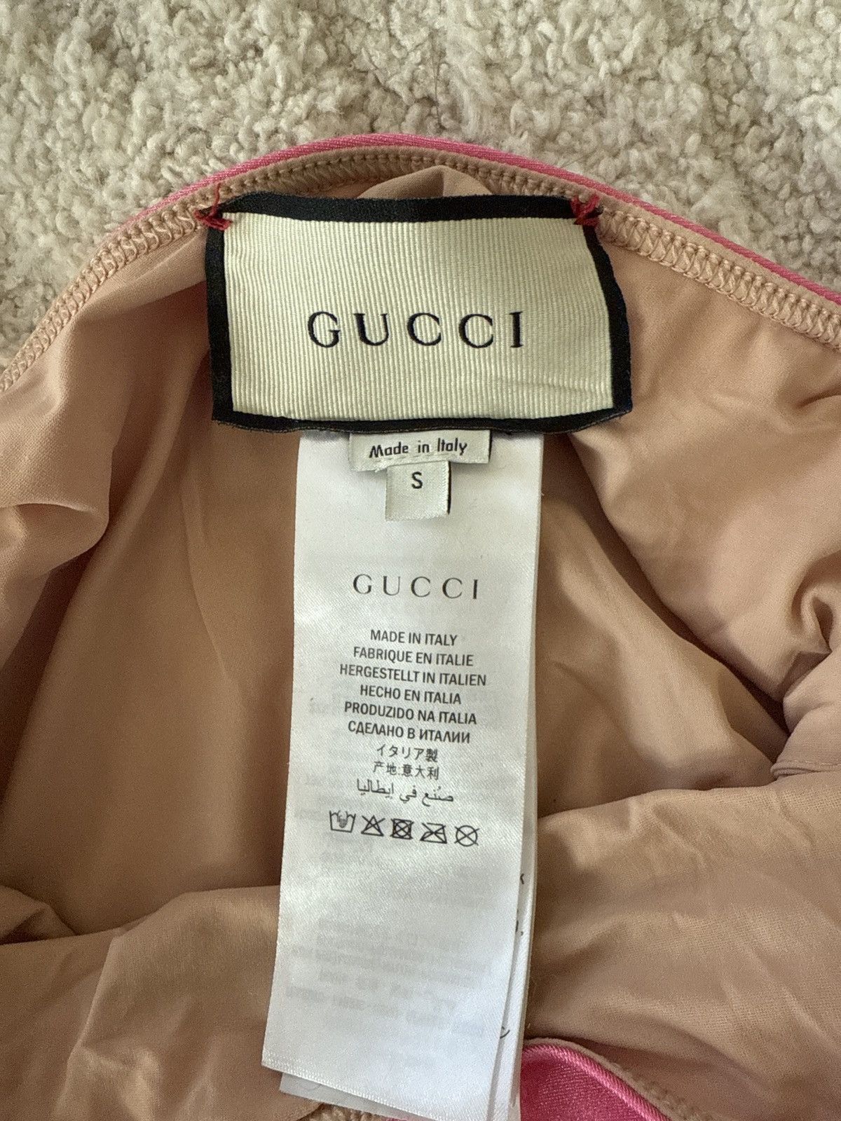 Gucci Gucci pink swimsuit/bodysuit Size S / US 4 / IT 40 - 6 Thumbnail