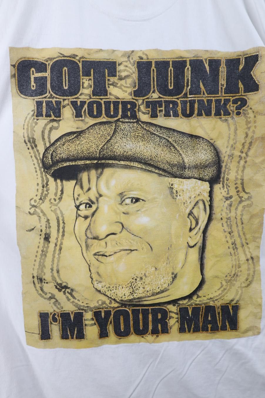 Vintage Vintage 90s Y2K Sanford and Son Fred Junk Man T-Shirt Size US XXL / EU 58 / 5 - 4 Thumbnail