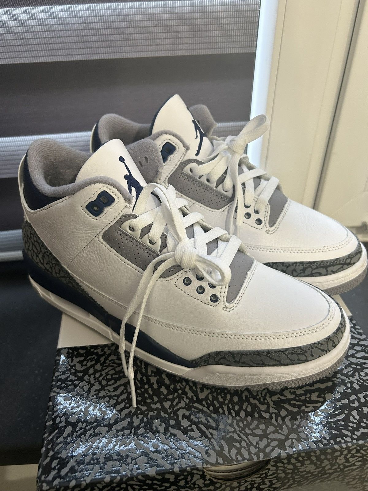 Jordan Brand Brand New Jordan 3 Retro “Midnight Navy” – SNKRS Purchase Size US 7.5 / EU 40-41 - 1 Thumbnail