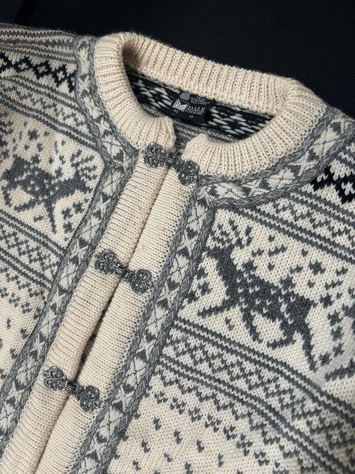 Dale Of Norway Vtg Dale of Norway knit sweater moose birds eye preppy style Size US M / EU 48-50 / 2 - 2 Thumbnail