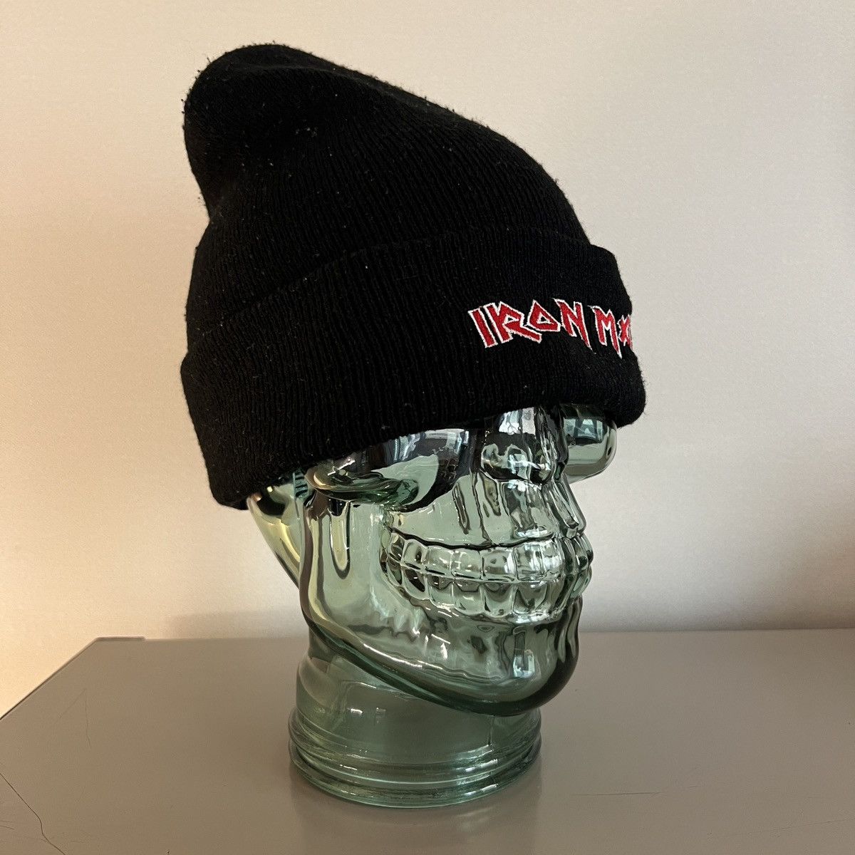 Other Vintage 90s IRON MAIDEN Band Logo Beanie Size ONE SIZE - 9 Thumbnail