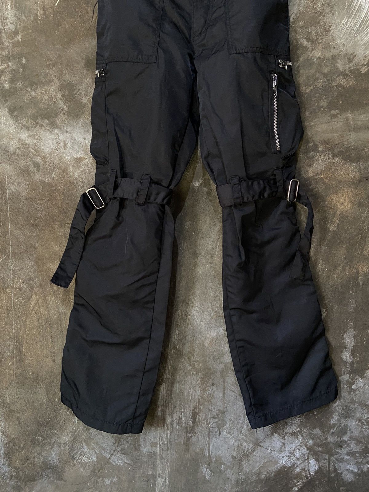Japanese Brand × Le Grande Bleu (L.G.B.) × Seditionaries Japanese-Batsu Nylon Bondage Pants Size US 30 / EU 46 - 4 Thumbnail