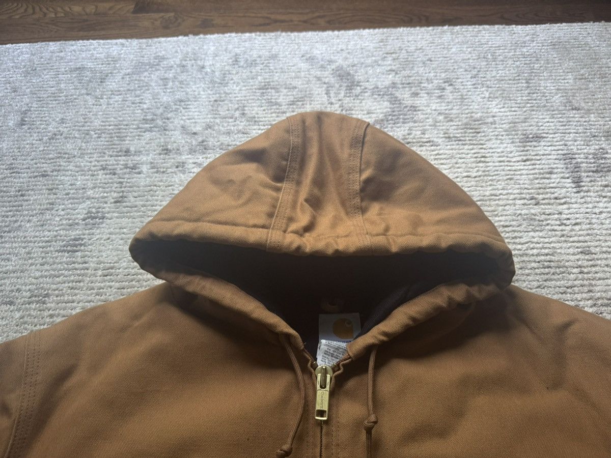 Carhartt Carhartt Tan Brown Hooded Jacket Detroit Active J140 BRN Size US XL / EU 56 / 4 - 4 Thumbnail