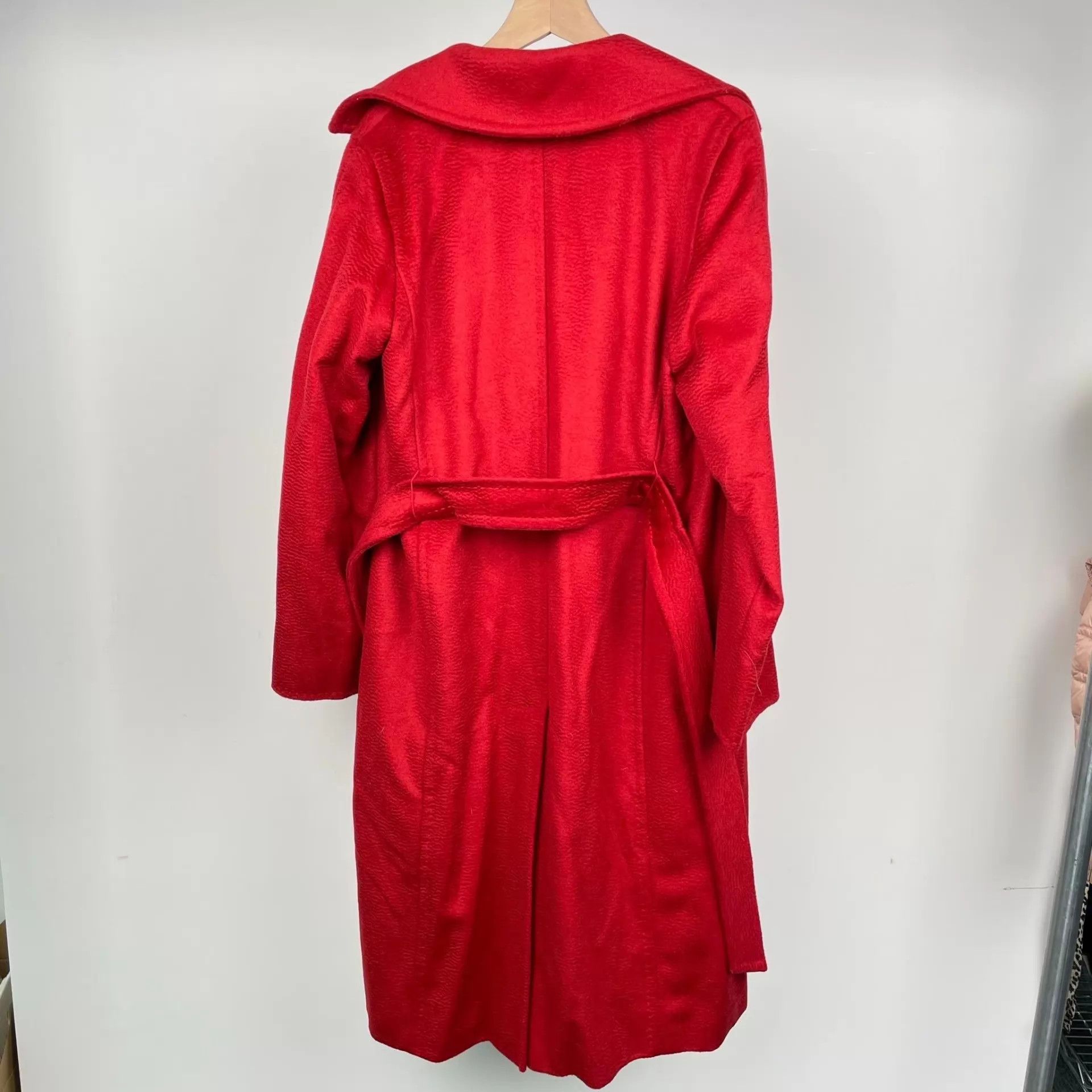 Max Mara MaxMara Manuela Red Camel Hair Overcoat Size XS / US 0-2 / IT 36-38 - 2 Thumbnail