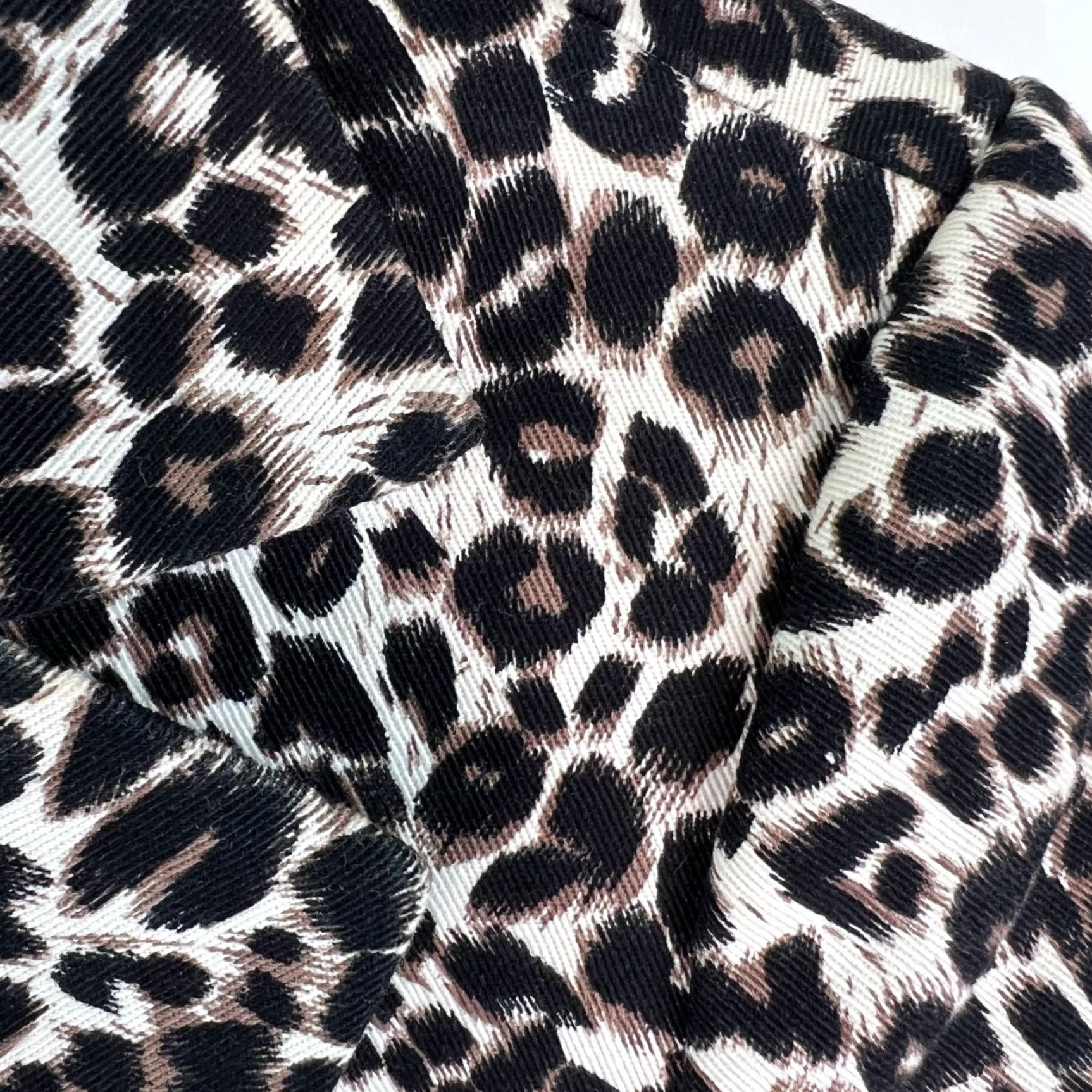 Kasper Vintage Kasper Women's Blazer Jacket 3/4 Sleeve Animal Print Brown Casual Size 8 Size M / US 6-8 / IT 42-44 - 2 Thumbnail