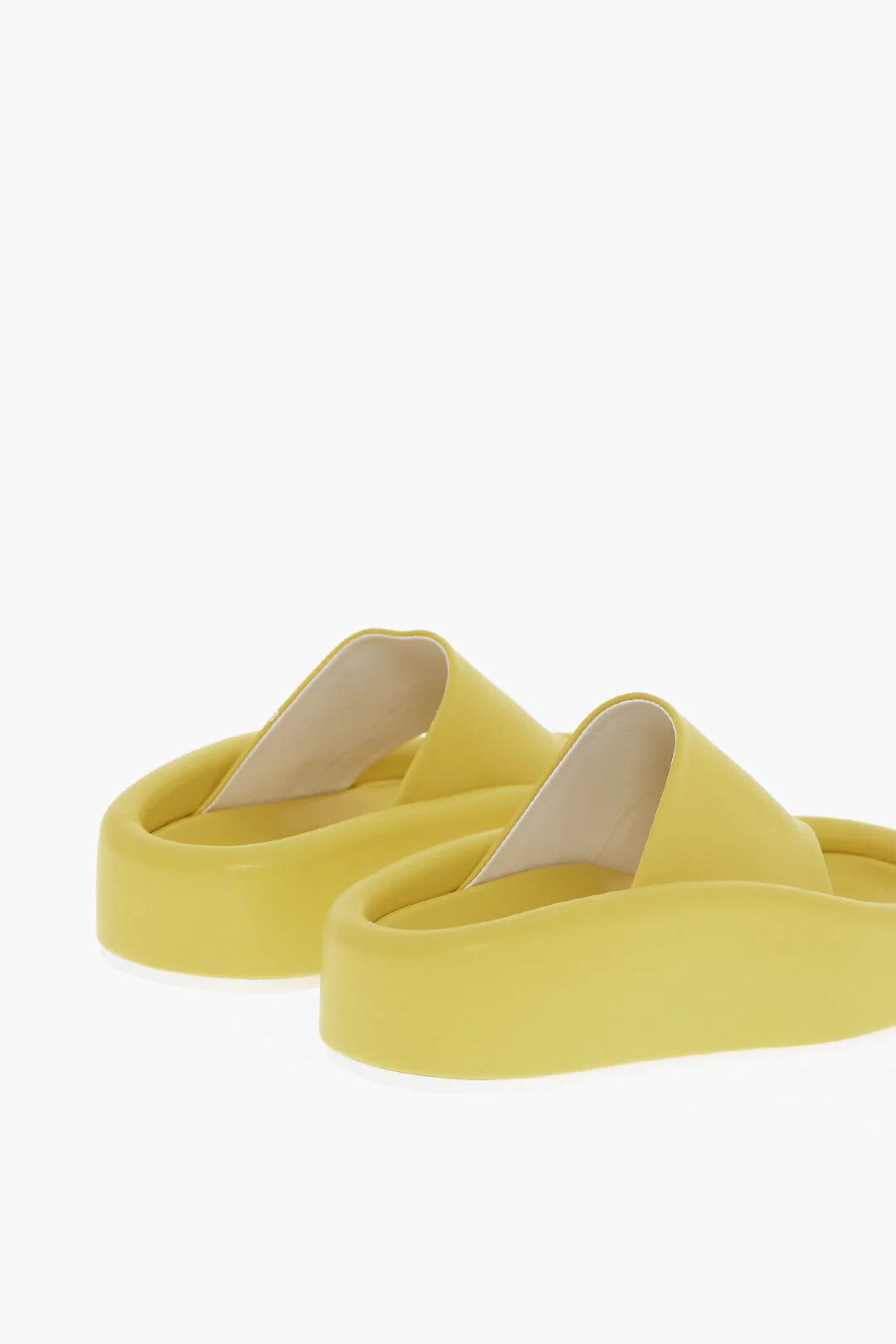 Maison Margiela og1mm0426 Vegan Leather Thong Sandals in Yellow Size US 6 / IT 36 - 2 Thumbnail
