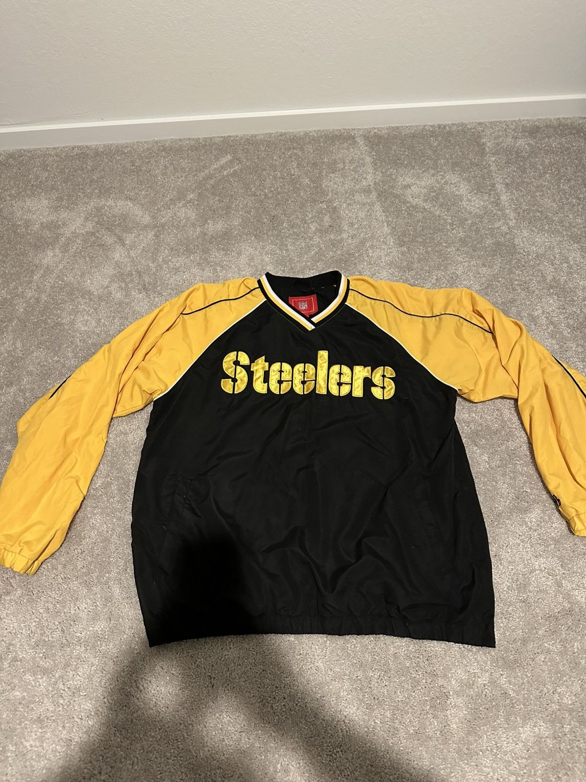 NFL Vintage Steelers Windbreaker Size US L / EU 52-54 / 3 - 2 Thumbnail