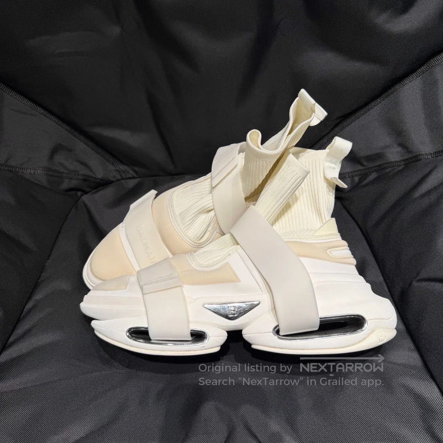Balmain Balmain White Mid-Calf Casual Shoes. Size US 11 / EU 44 - 2 Thumbnail