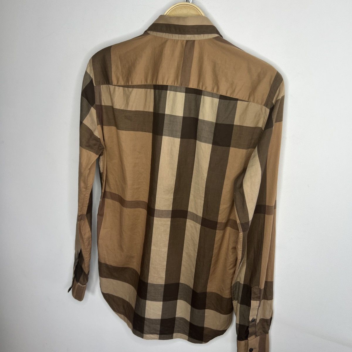 Burberry Burberry Nova Check Shirt Button Up Beige Size US S / EU 44-46 / 1 - 9 Thumbnail