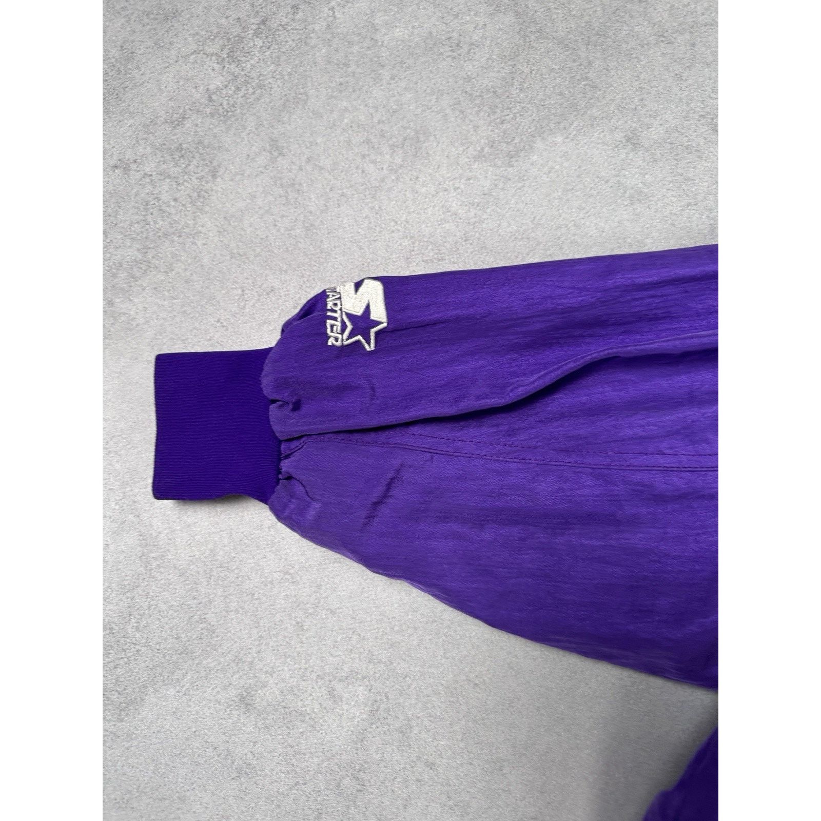 Starter Vintage Purple Camel Starter Jacket Size L Made In USA Size US L / EU 52-54 / 3 - 18 Thumbnail