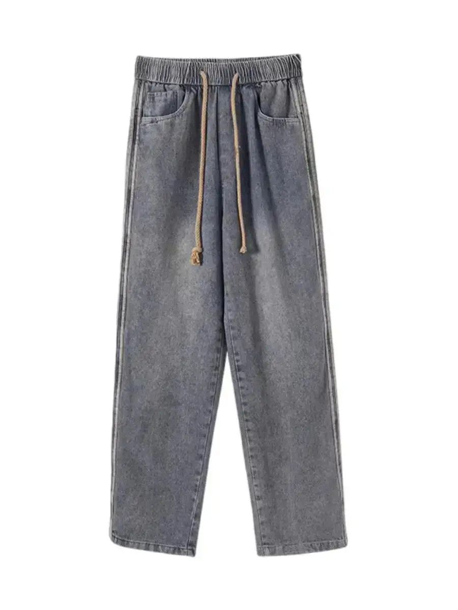 Japanese Brand Three bar jeans men's loose casual trousers Size US 30 / EU 46 - 1 Thumbnail