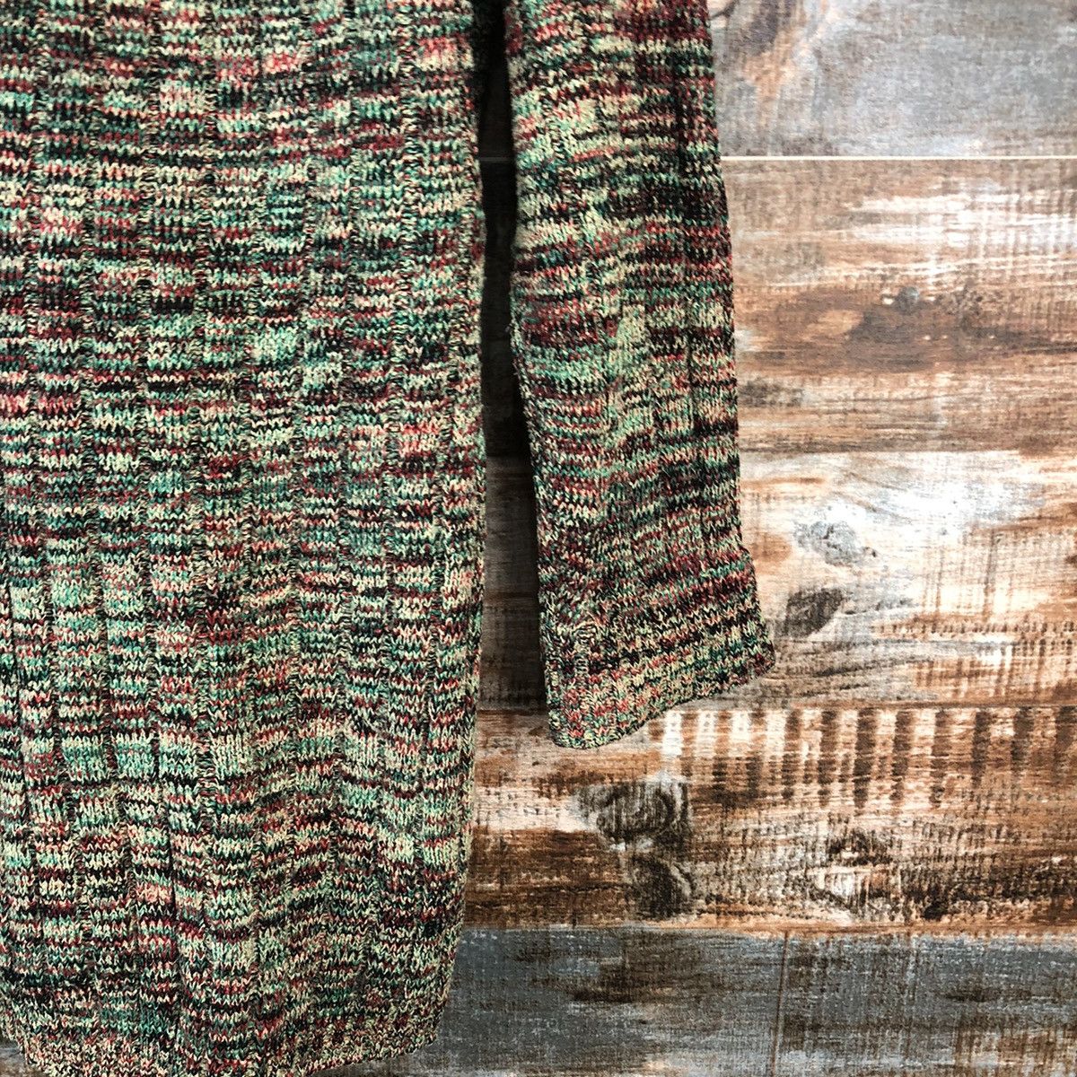 Other DL Knit japan vintage Green Cardigan Knitwear #C688 Size M / US 6-8 / IT 42-44 - 15 Thumbnail