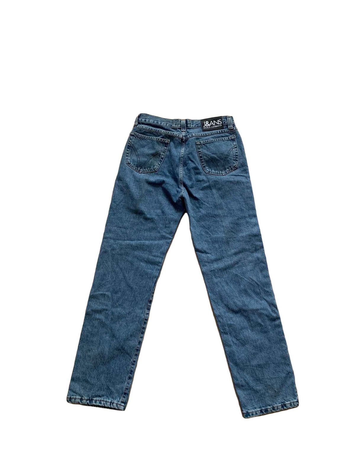 Dolce & Gabbana × Vintage Vintage Dolce & Gabbana couture denim straight leg jeans Size US 31 - 4 Thumbnail