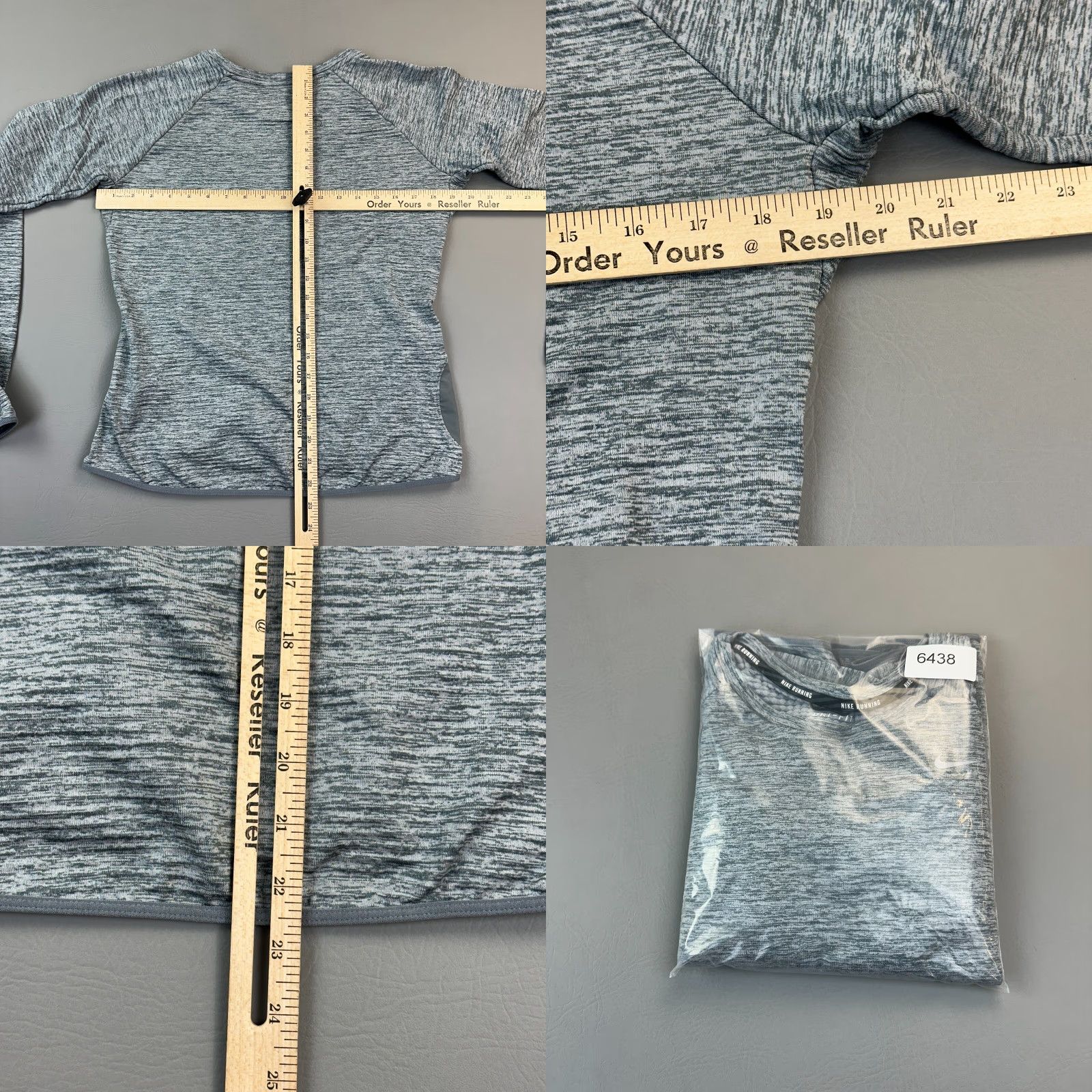 Nike VINTAGE Nike Running Pullover Women's M Gray Dri-Fit Therma Sphere Long Sleeve Shirt Mens Womens Size M / US 6-8 / IT 42-44 - 9 Thumbnail