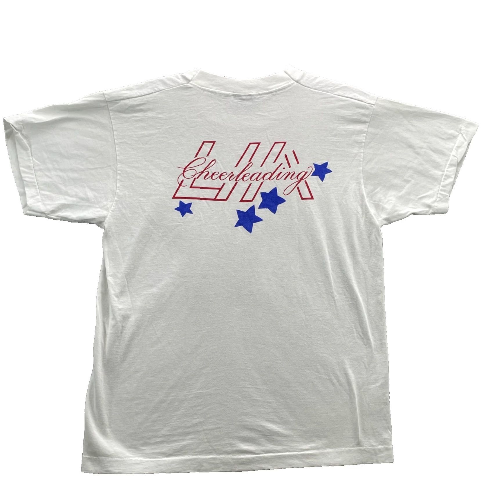 Fruit Of The Loom VINTAGE Fruit of the Loom Cheerleading Finals T-Shirt Large Preppy Sport USA Y2k Size US L / EU 52-54 / 3 - 2 Thumbnail