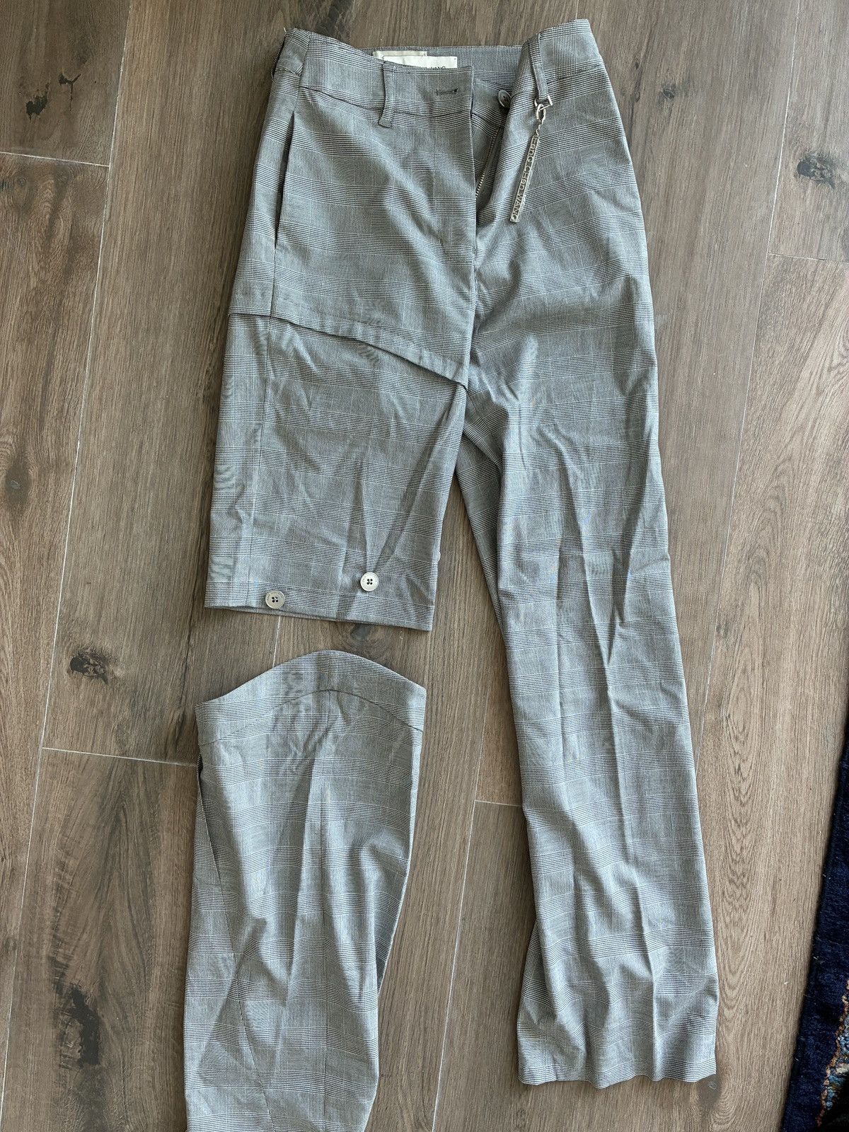 Feng Chen Wang CONVERTIBLE TAILORED PANtS Size 26" / US 2 / IT 38 - 1 Thumbnail