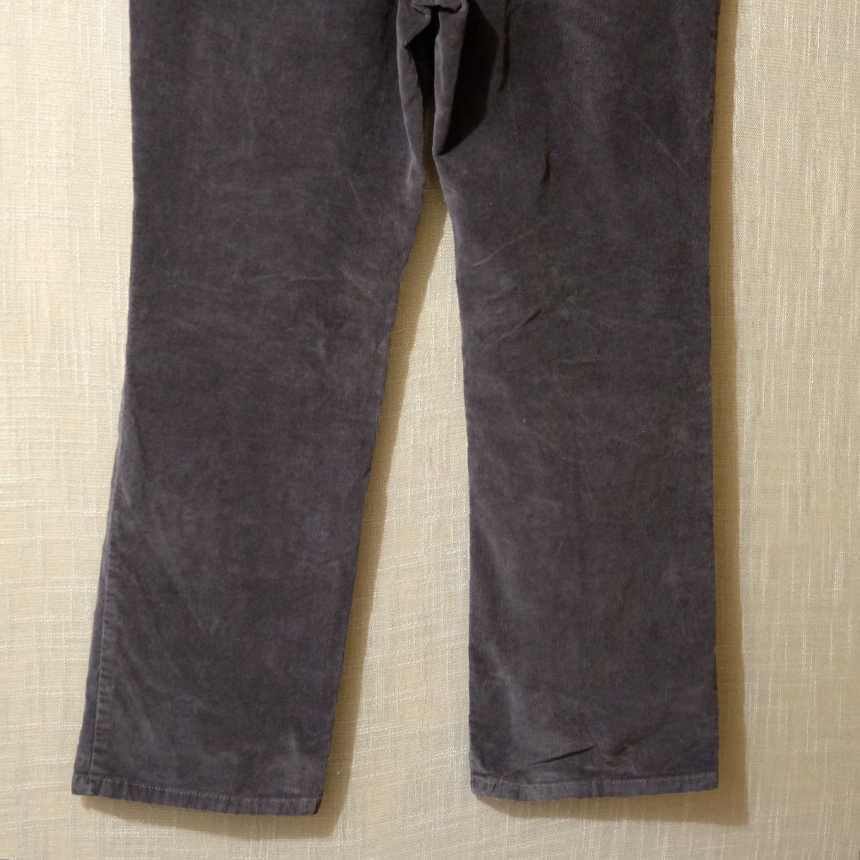 Gloria Vanderbilt Gloria Vanderbilt Corduroy Pants Gray High-Rise Straight Womens 14 Short #A14-7 Size 36" / US 14 / IT 50 - 7 Thumbnail