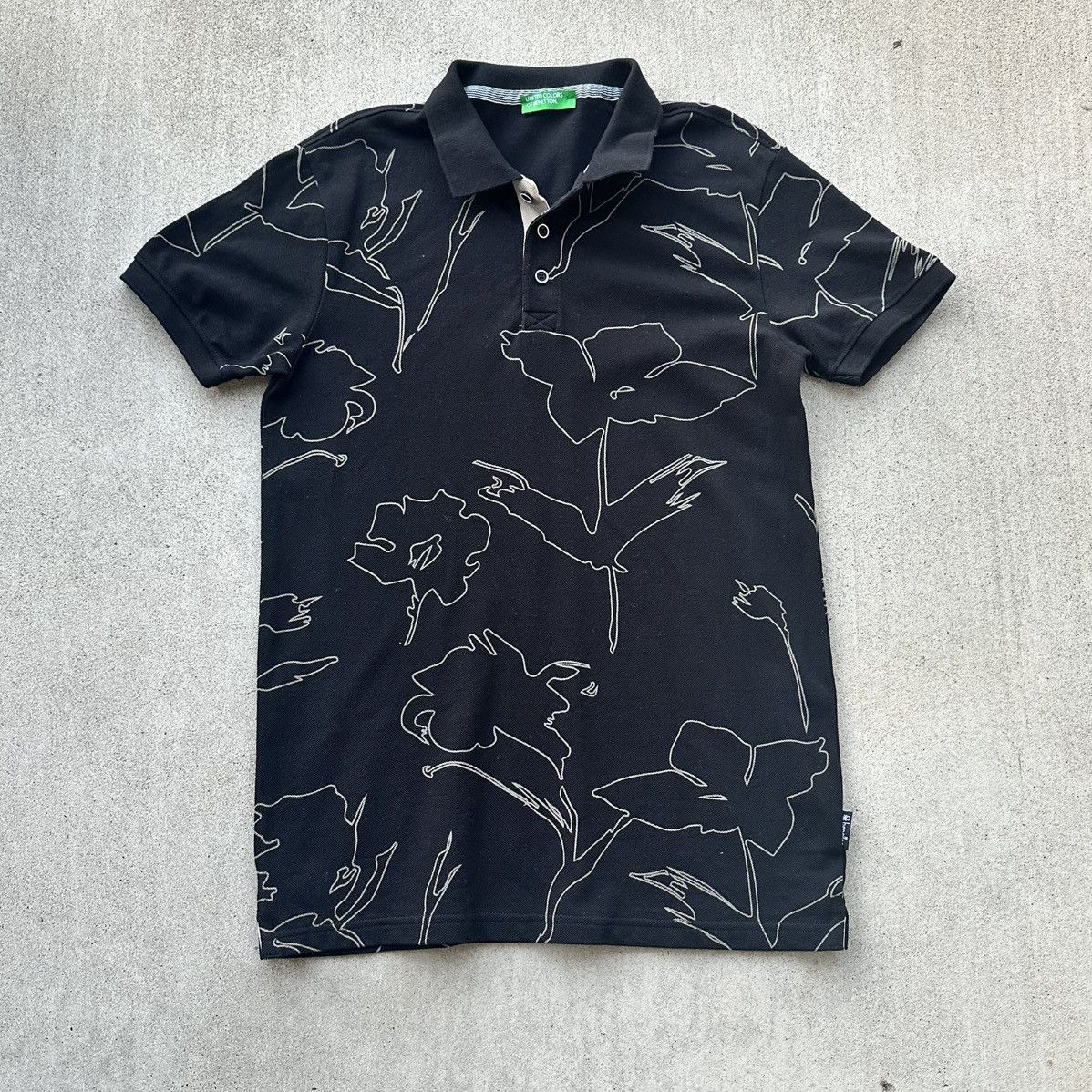 United Colors Of Benetton United Colors Of Benetton Polo Shirt Men Size Medium Floral Size US M / EU 48-50 / 2 - 1 Thumbnail