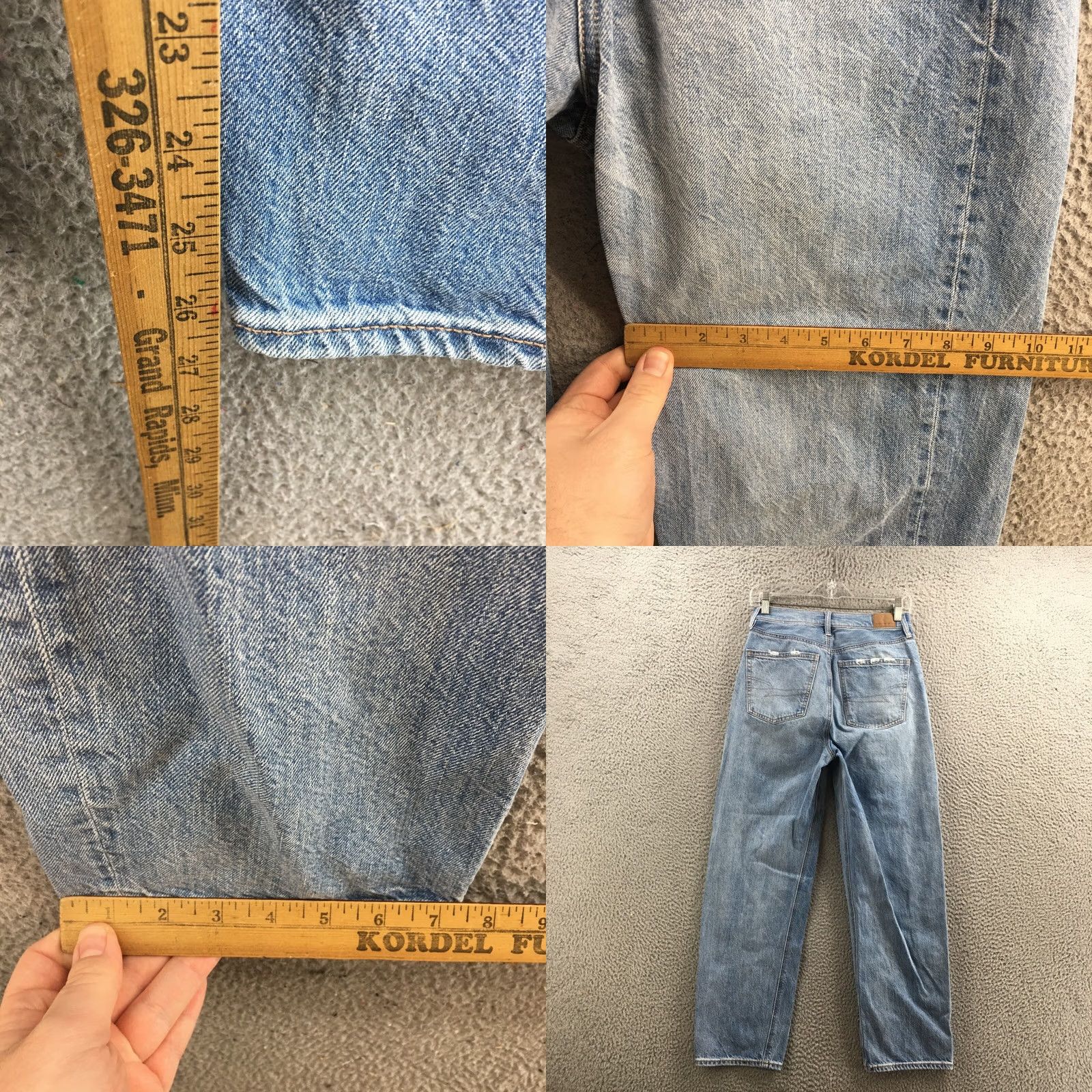 American Eagle Outfitters American Eagle Outfitters Straight Jeans Womens 4S Blue Denim Regular 28x26.5 Jeans Mens? No Size 27" / US 4 / IT 40 - 8 Thumbnail