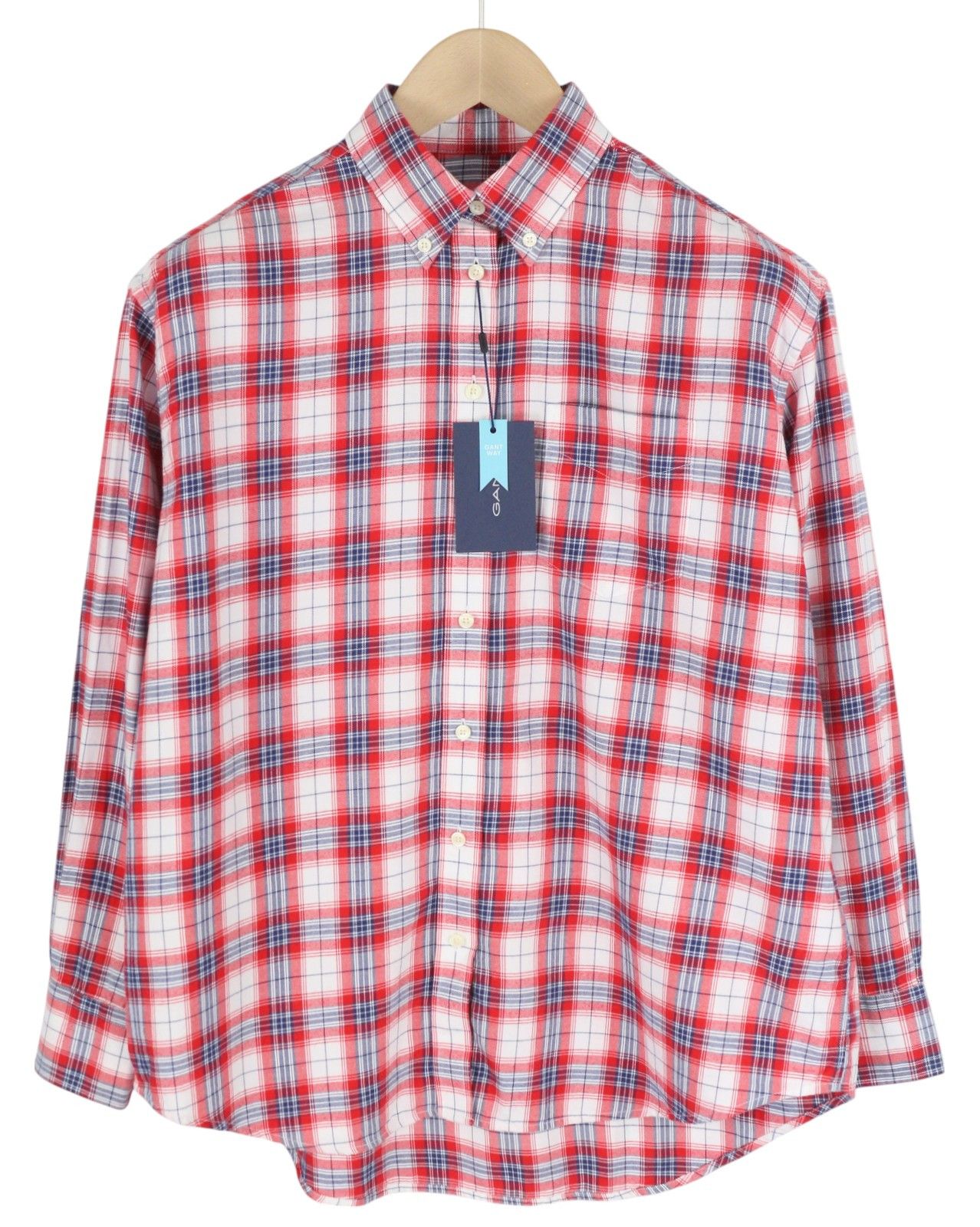 Gant FLANNEL CHECK EU34 Button-Down Colourful Shirt 84988 Size XS / US 0-2 / IT 36-38 - 1 Thumbnail
