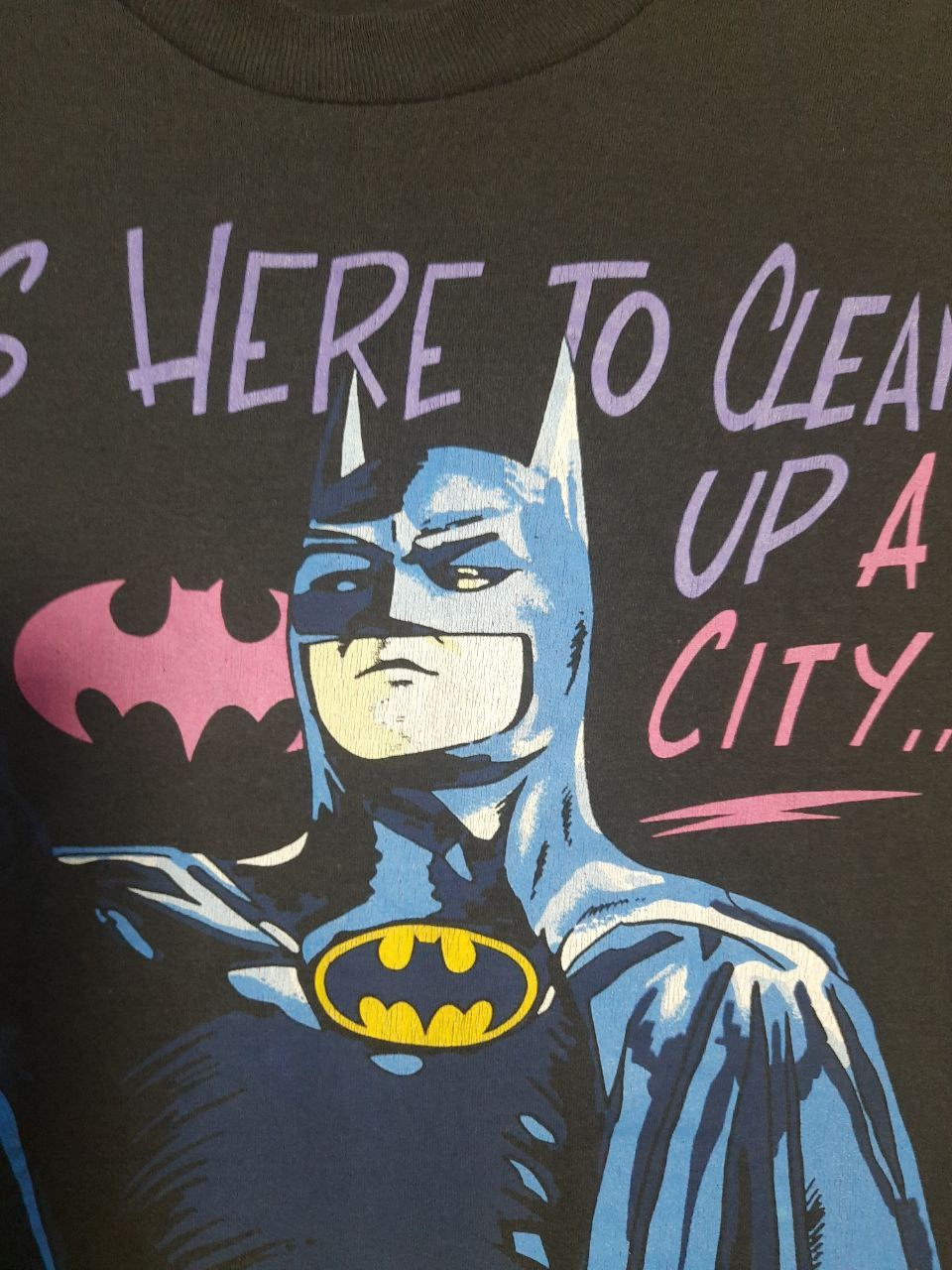 DC Comics × Vintage Batman T-Shirt 1989 Vintage Size US L / EU 52-54 / 3 - 6 Thumbnail