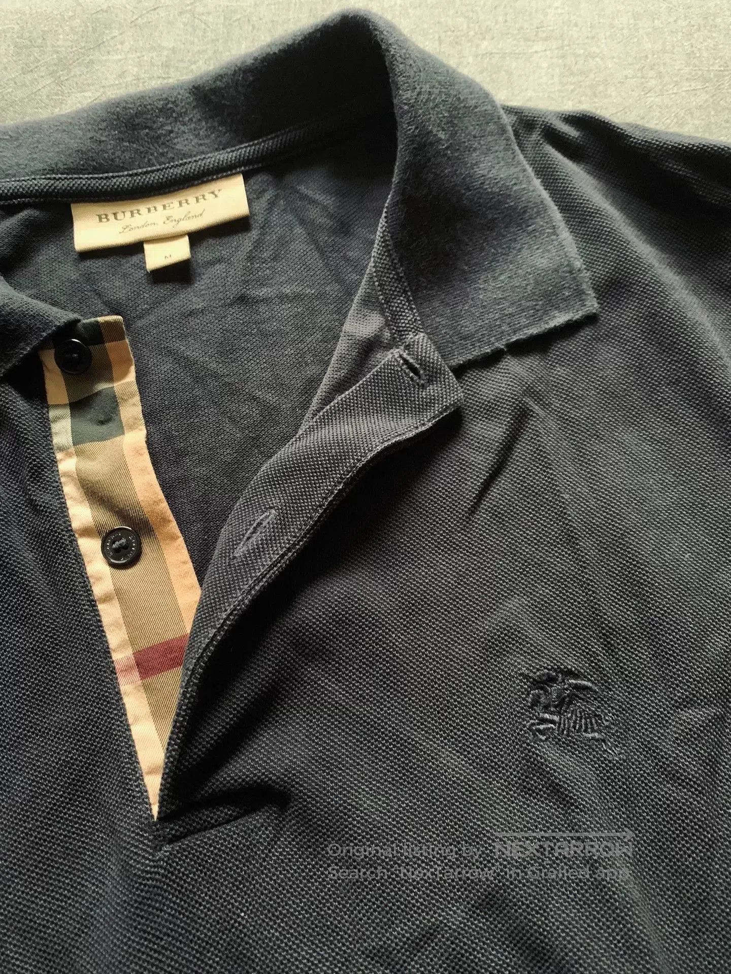Burberry Burberry War Horse Embroidery Navy Polo. Size US M / EU 48-50 / 2 - 4 Thumbnail