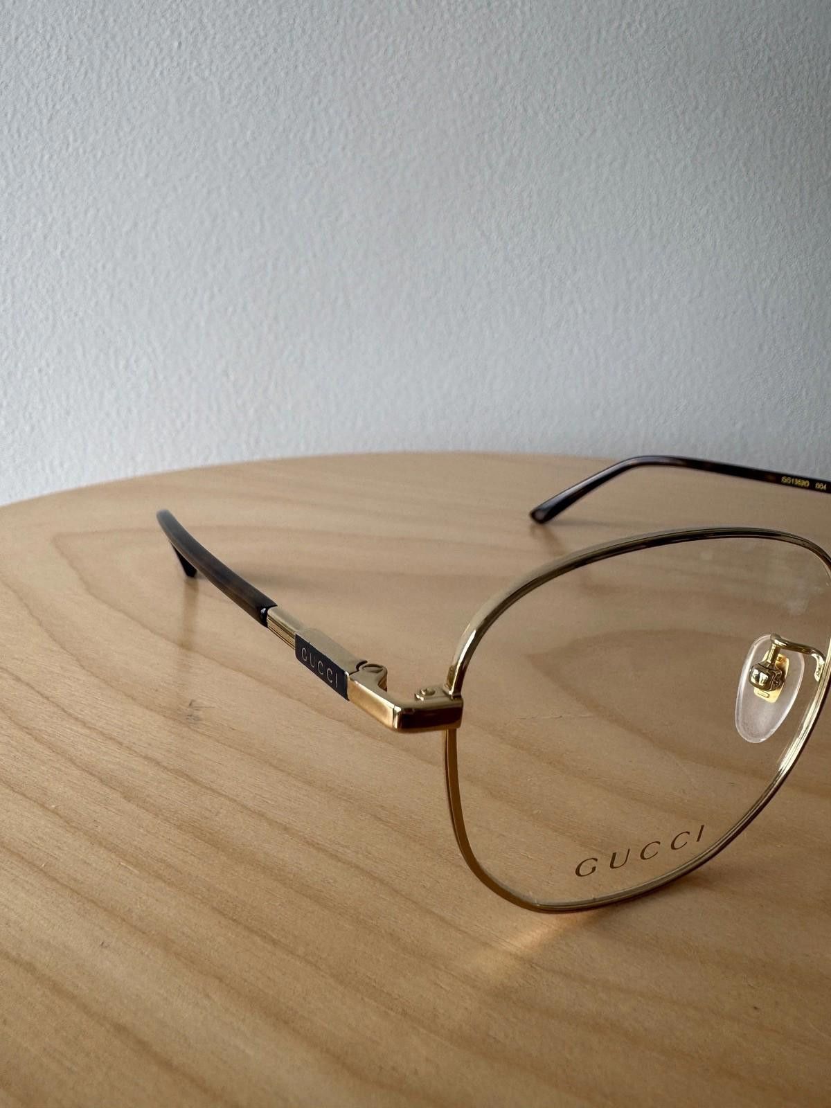 Gucci New Gucci eyewear glasses eyeglasses GG1352O 004 gold Size ONE SIZE - 7 Thumbnail