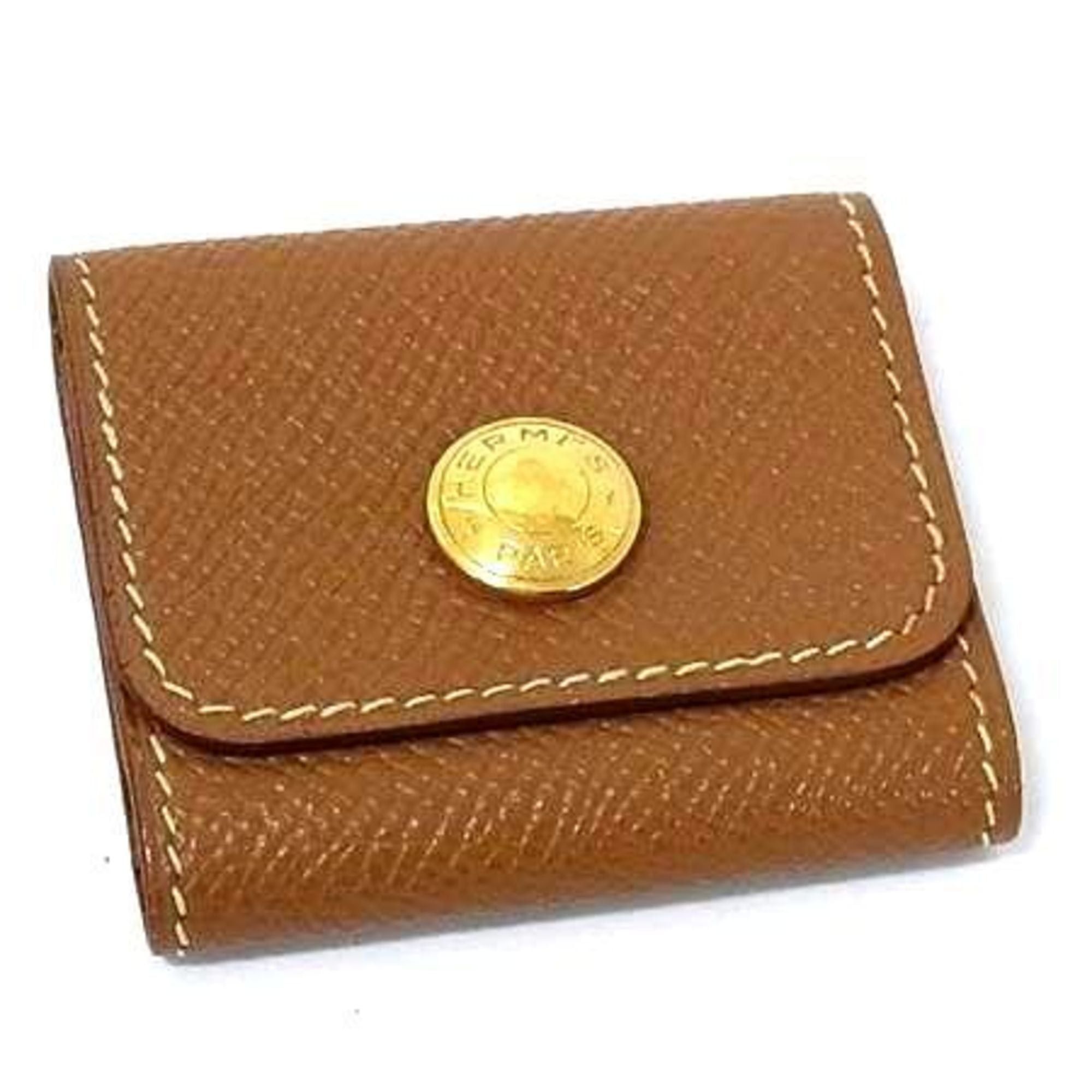 Hermes HERMES Post-it Case, Arajif Brown, Epsom Leather, Women's Size ONE SIZE - 1 Thumbnail