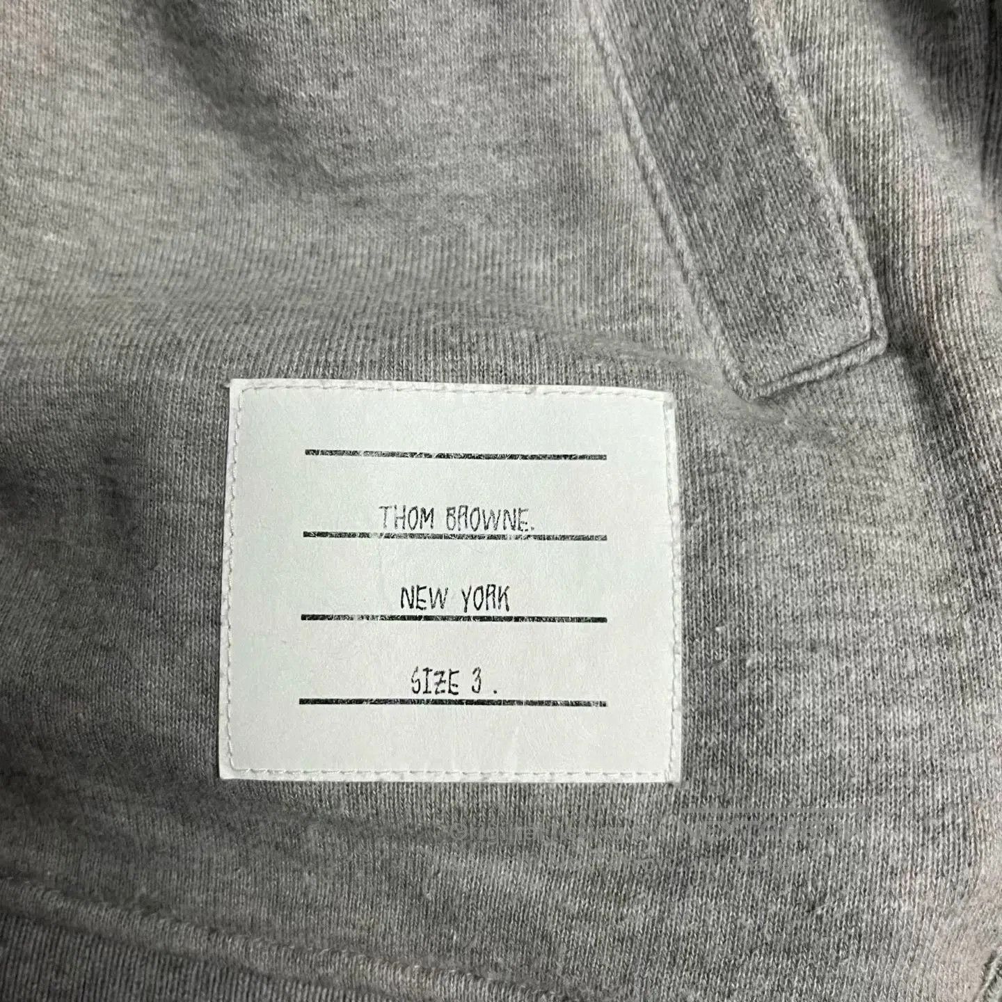 Thom Browne thom browne gray striped zip-up hoodie. Size US M / EU 48-50 / 2 - 5 Thumbnail