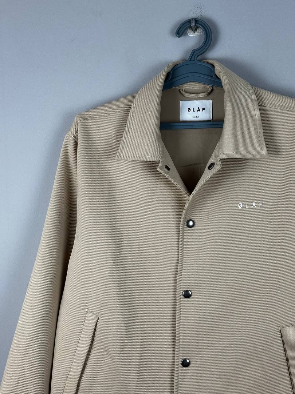 OLAF OLAF Streetwear Beige Casual Coach Jacket Size US M / EU 48-50 / 2 - 3 Thumbnail