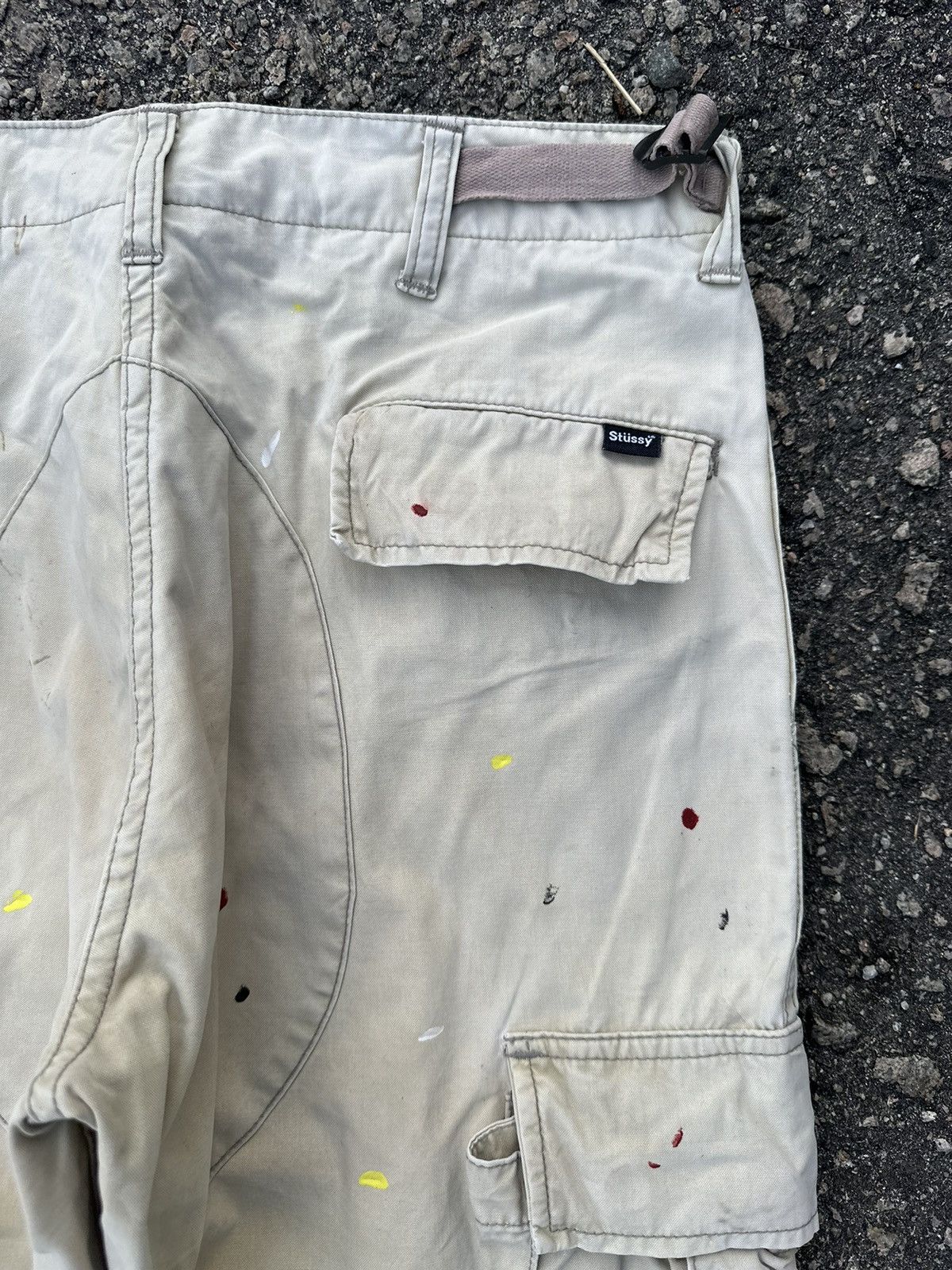 Stussy 💥JUST DROPPED💥 CARGO PANT STUSSY MULTIPOCKET PAINTED STYLE Size US 29 - 14 Thumbnail