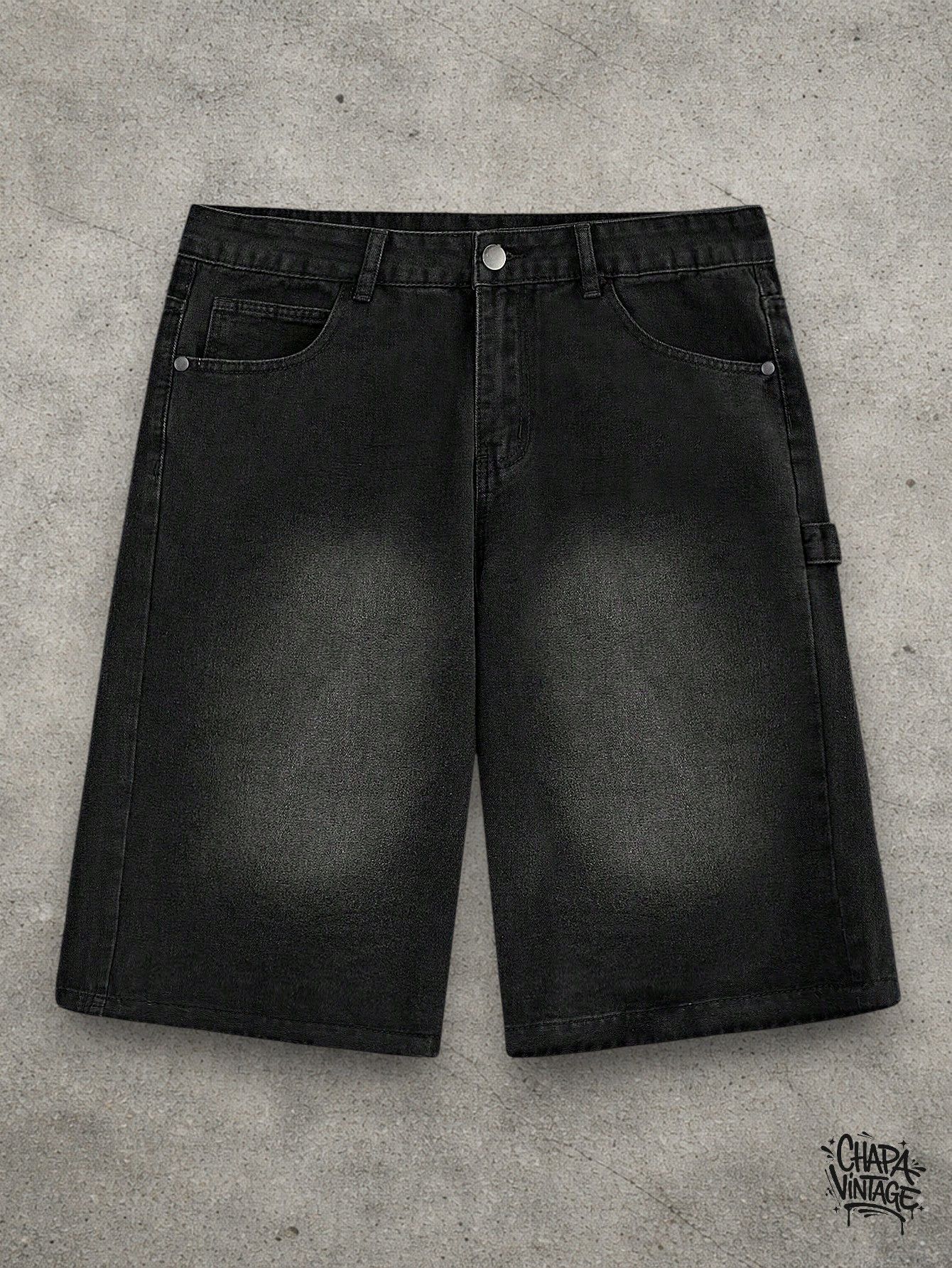 Vintage Washed denim gray shorts Size US 32 / EU 48 - 1 Thumbnail